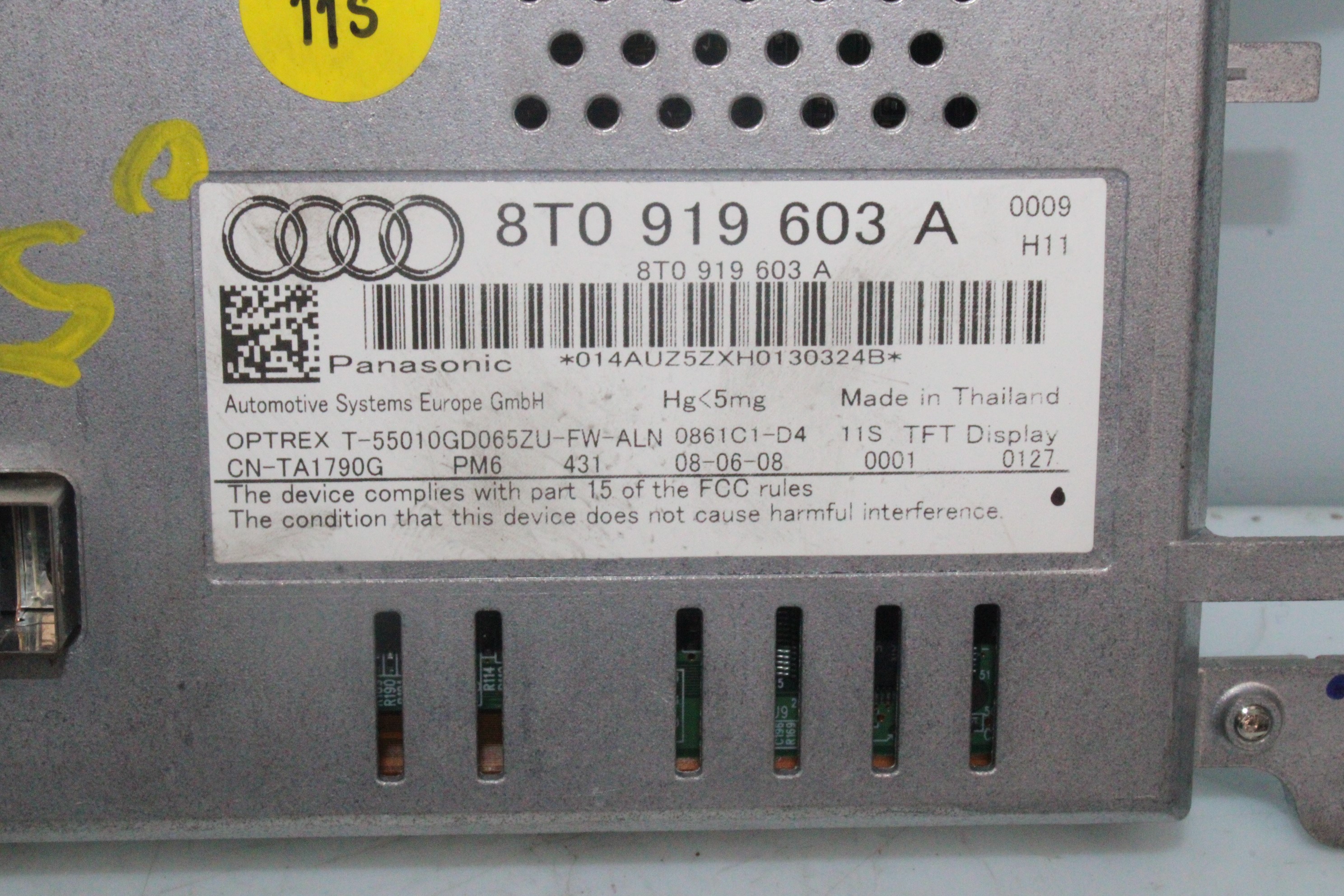 AUDI A5 Sportback 8T (2009-2011) Другие внутренние детали 8T0919603A 23773923