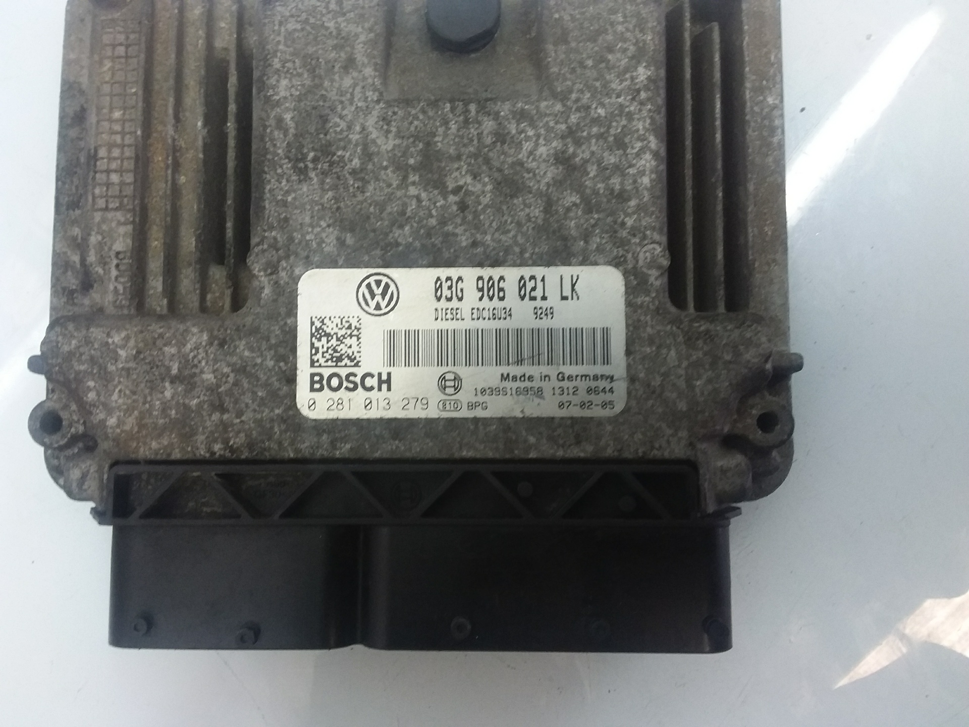 SEAT Leon 2 generation (2005-2012) Engine Control Unit ECU 03G906021LK 19242262