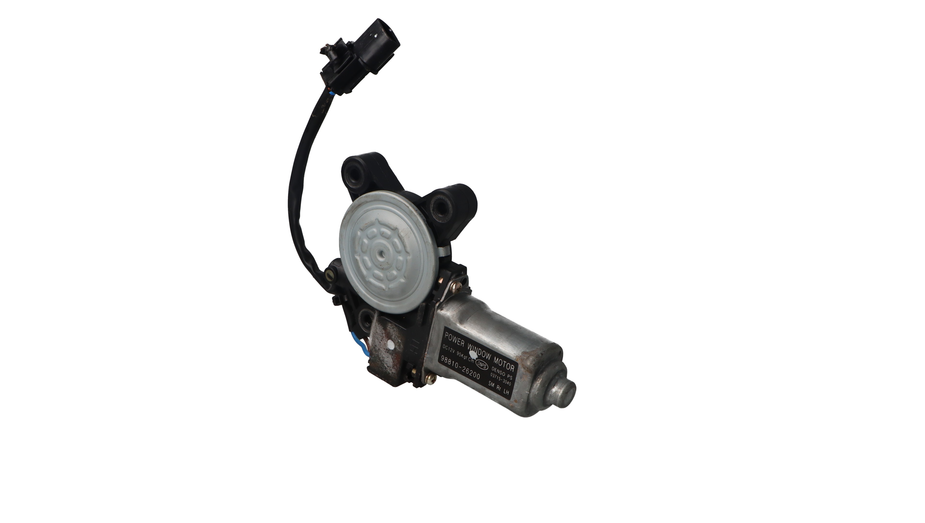 Motor elevalunas trasero izquierdo D4EA 9881026200 de Hyundai Santa fé i (sm) 2001-2006 - pieza usada