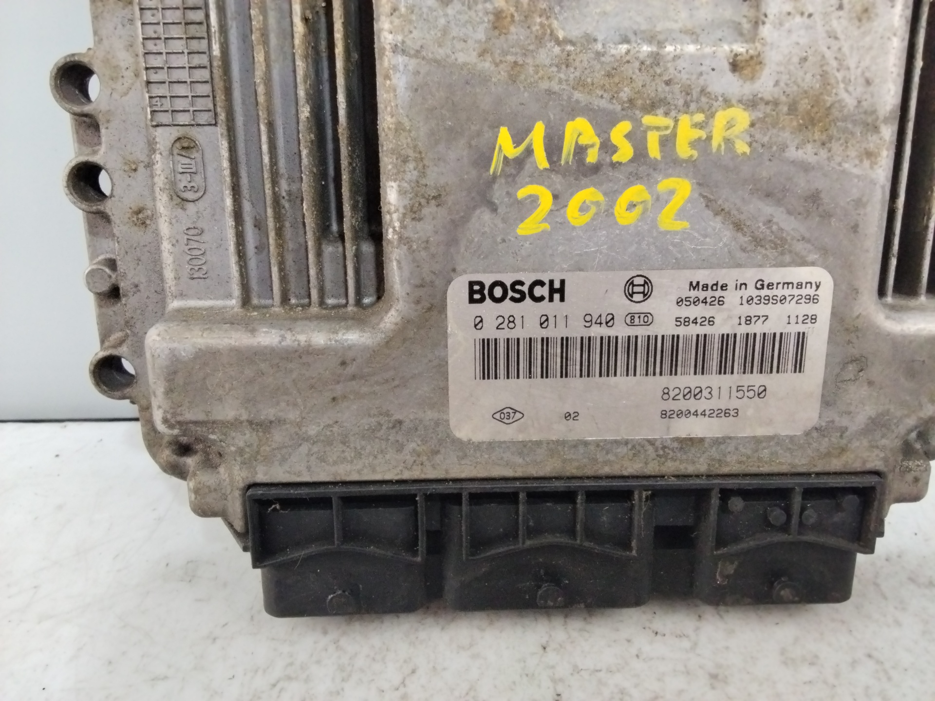 RENAULT Master 2 generation (1997-2010) Engine Control Unit ECU 8200311550 25569367