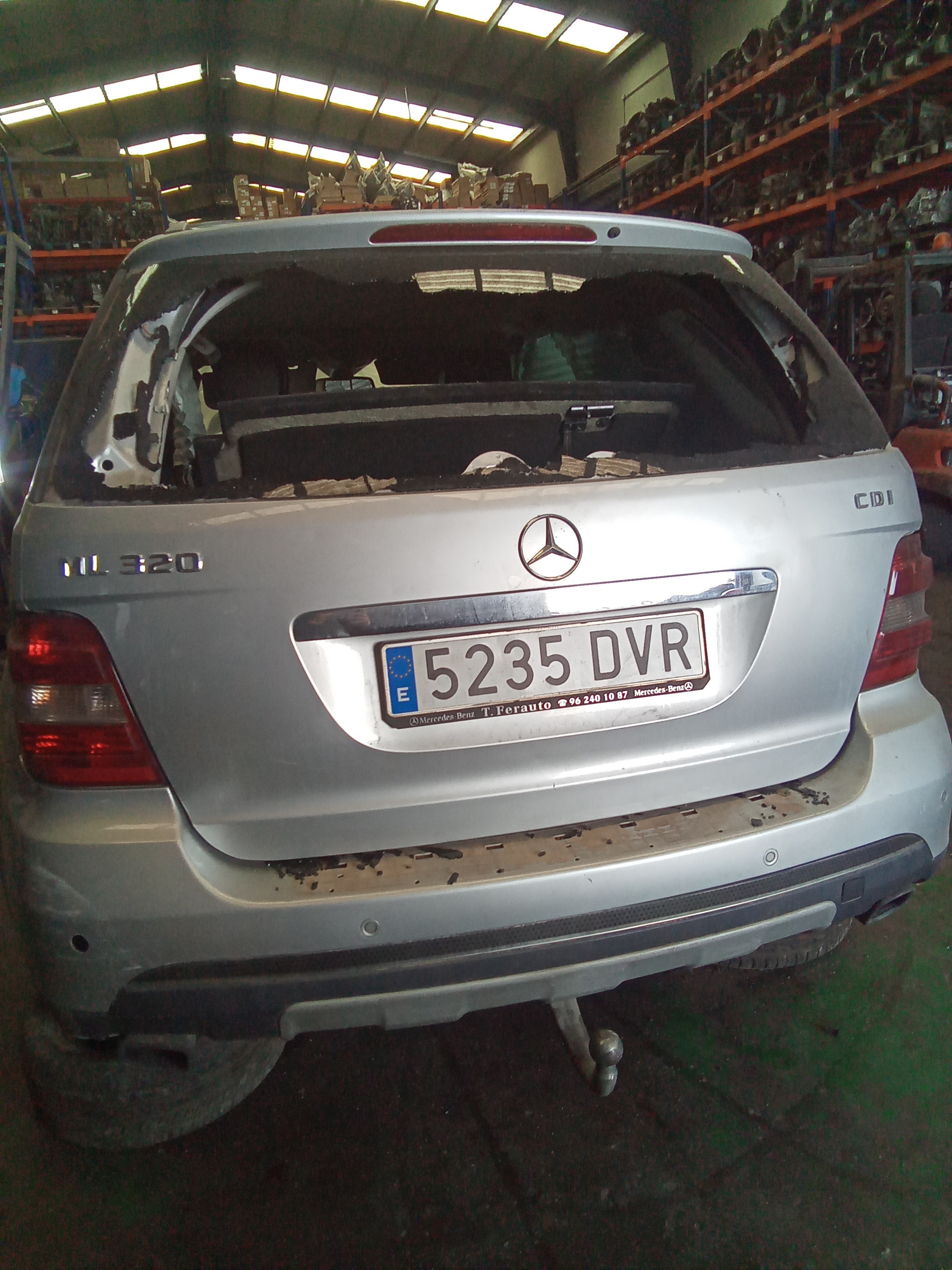 MERCEDES-BENZ M-Class W164 (2005-2011) Левая противотуманка переднего бампера A2518200756 19334049