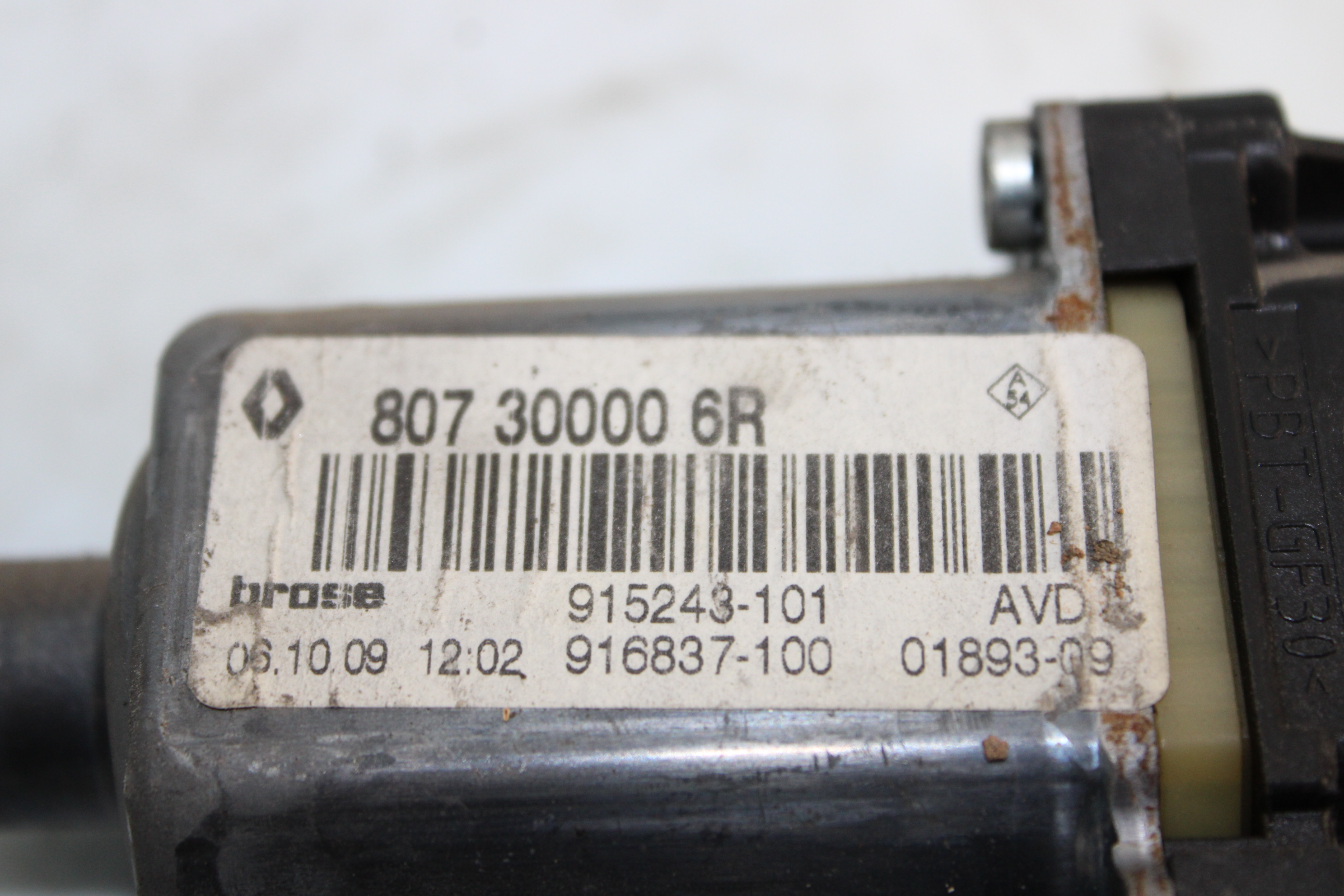 RENAULT Megane 3 generation (2008-2020) Motor de control geam ușă dreapta față 807300006R 25187652