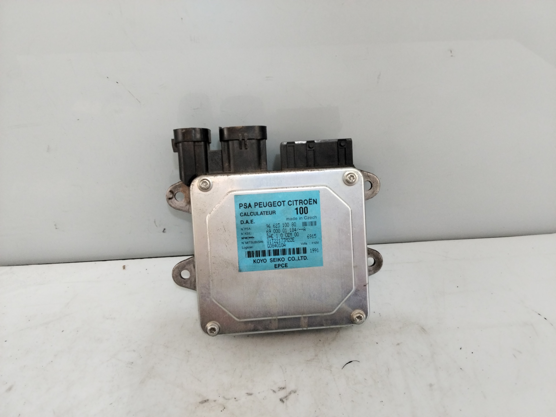 Centralita de dirección 9662310080 de Citroen C3 2002-2007