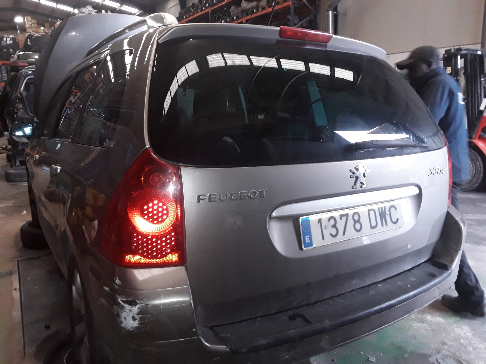 PEUGEOT 307 1 generation (2001-2008) Стартер 9645100680 23061952