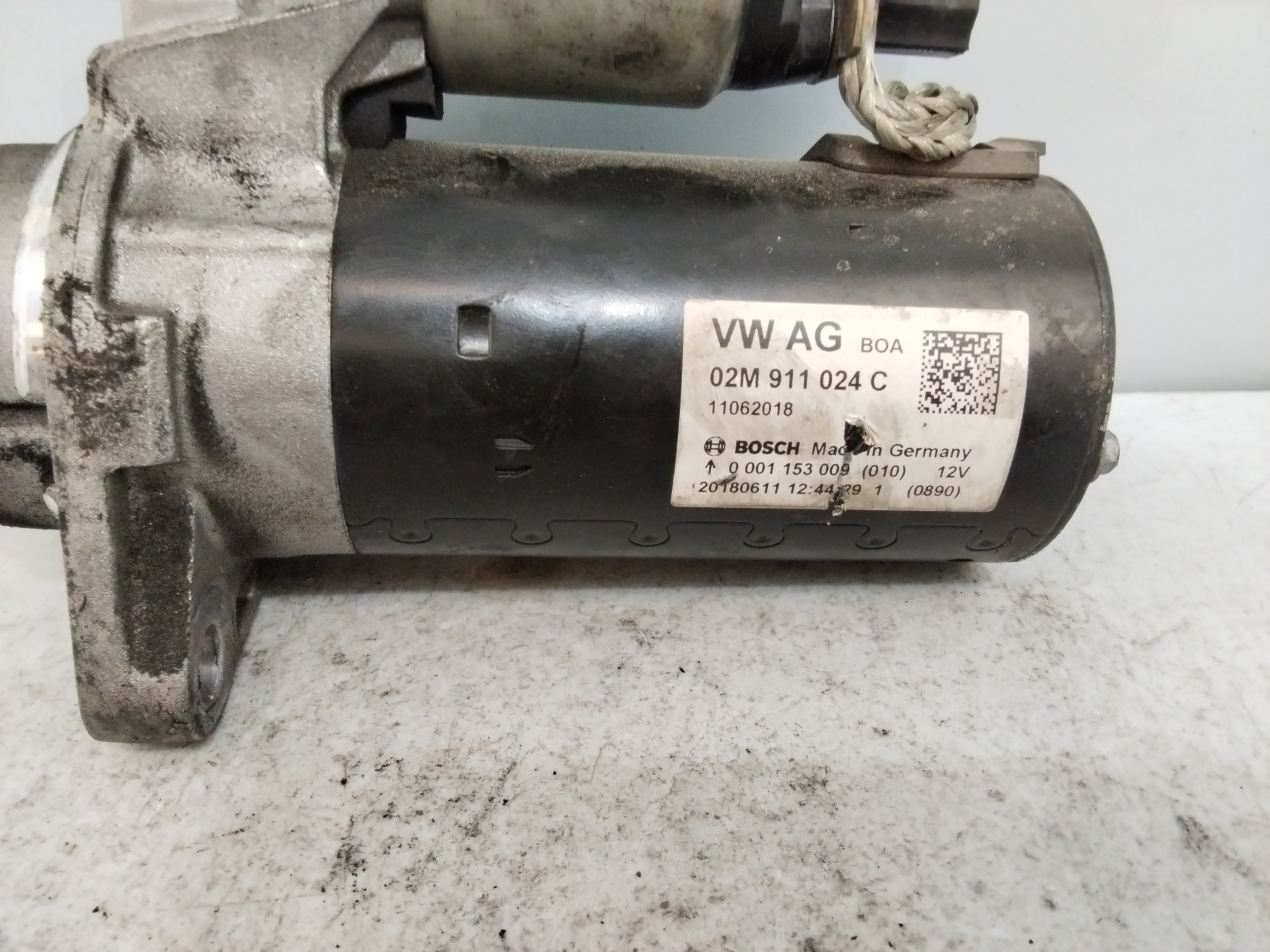 AUDI Q3 8U (2011-2020) Starter Motor 02M911024C 25618377