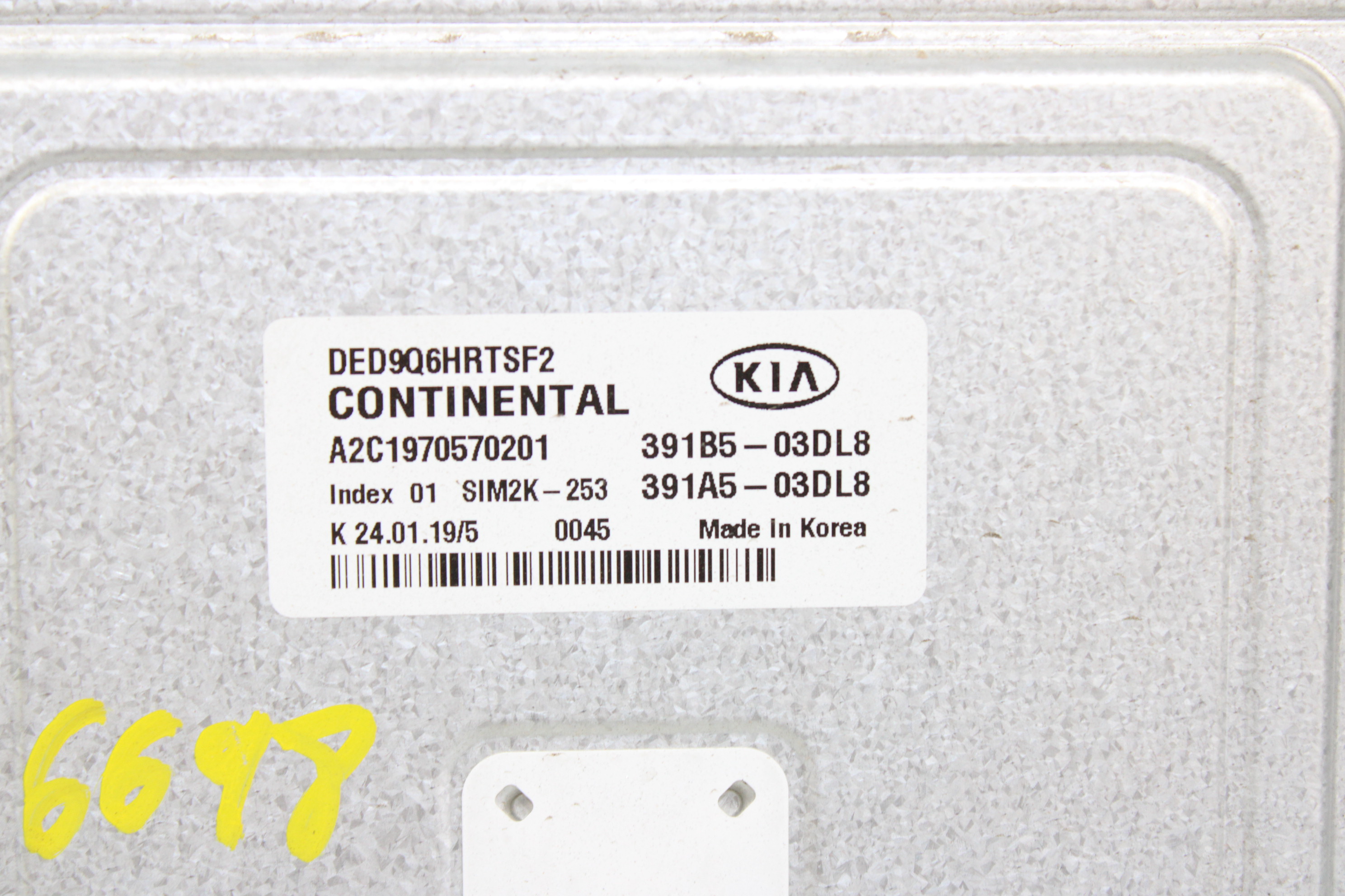 KIA Niro 1 generation  (2016-2022) Unitate de control motor 391B503DL8 25266969