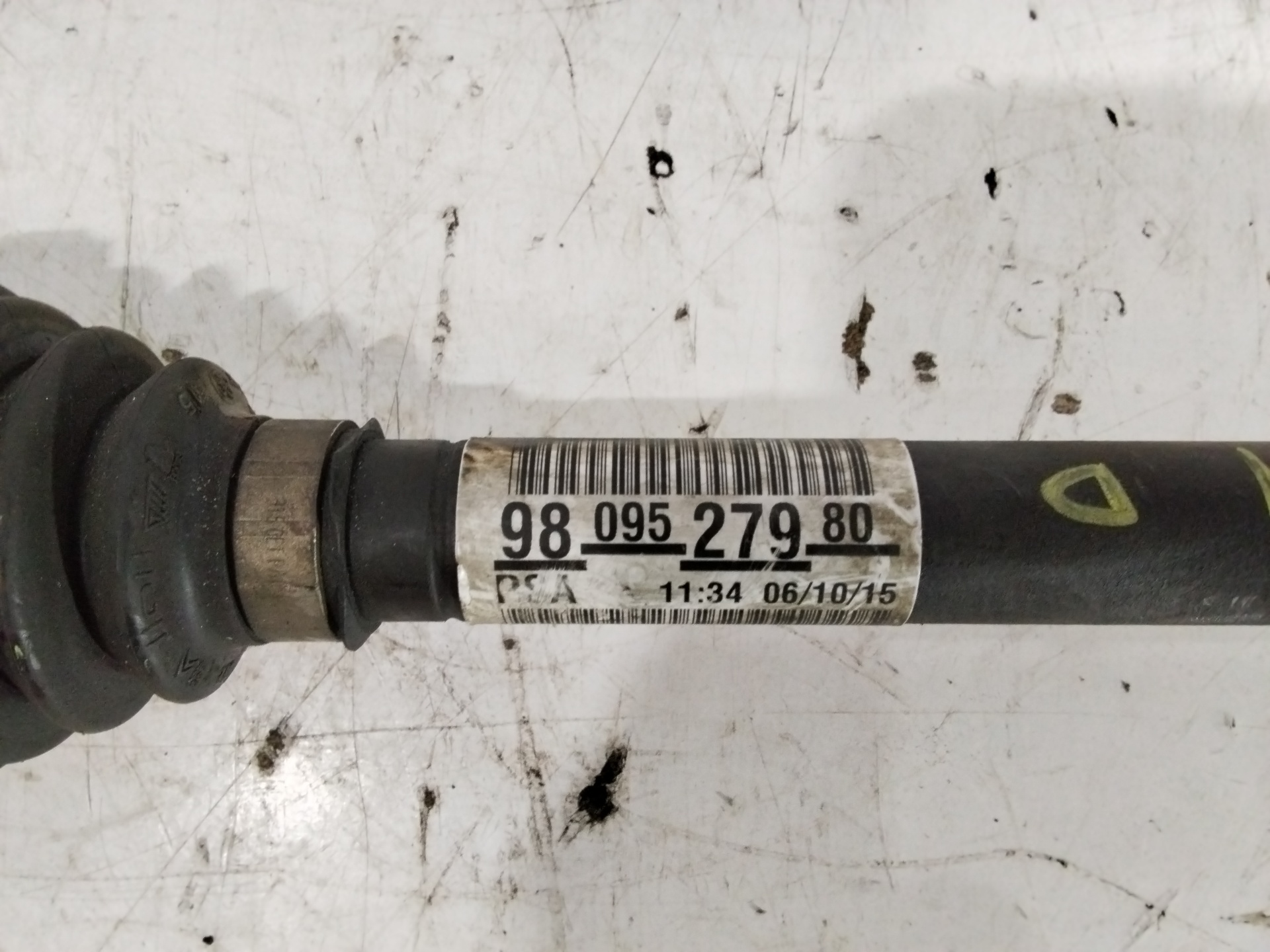 Front transmission rh 9H05 9809527980 de Peugeot 308 2015-2020 con 223394 km - pieza usada