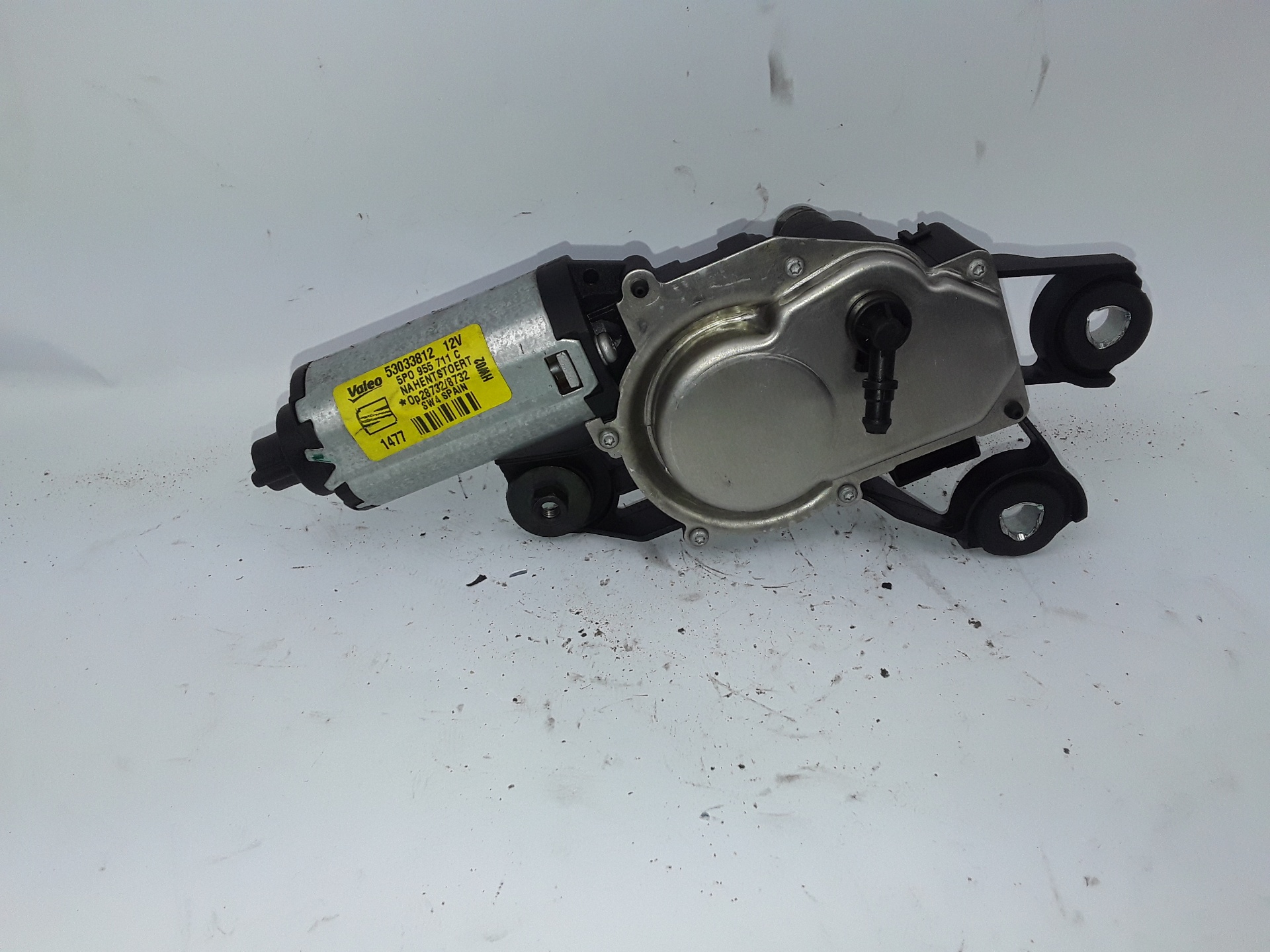 SEAT Leon 2 generation (2005-2012) Tailgate  Window Wiper Motor 53033812 19312138