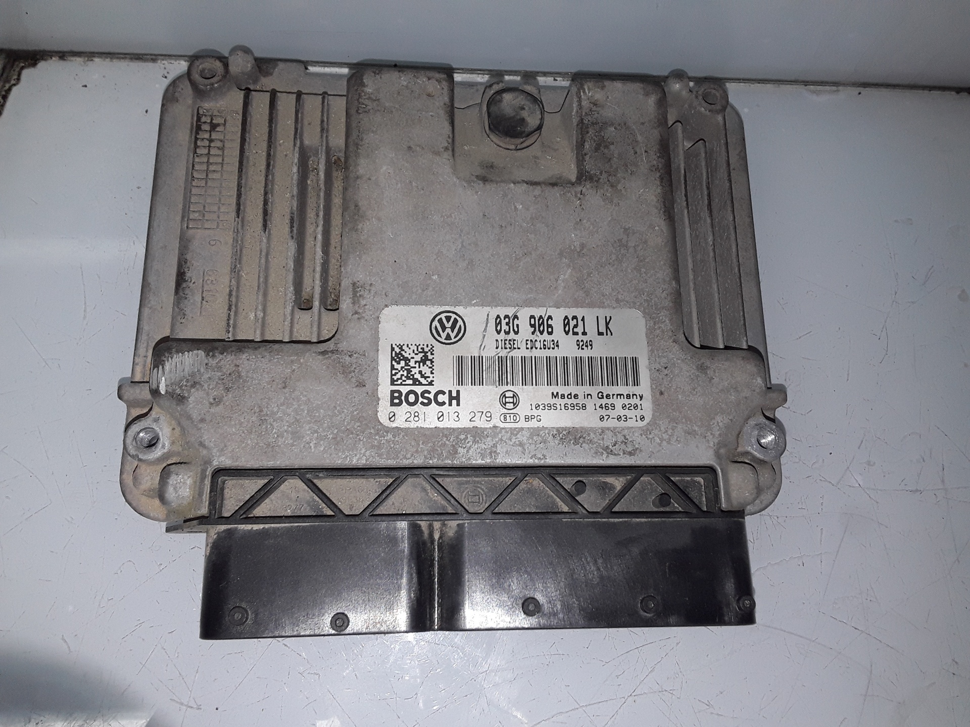 SEAT Leon 2 generation (2005-2012) Engine Control Unit ECU 03G906021LK 19280220