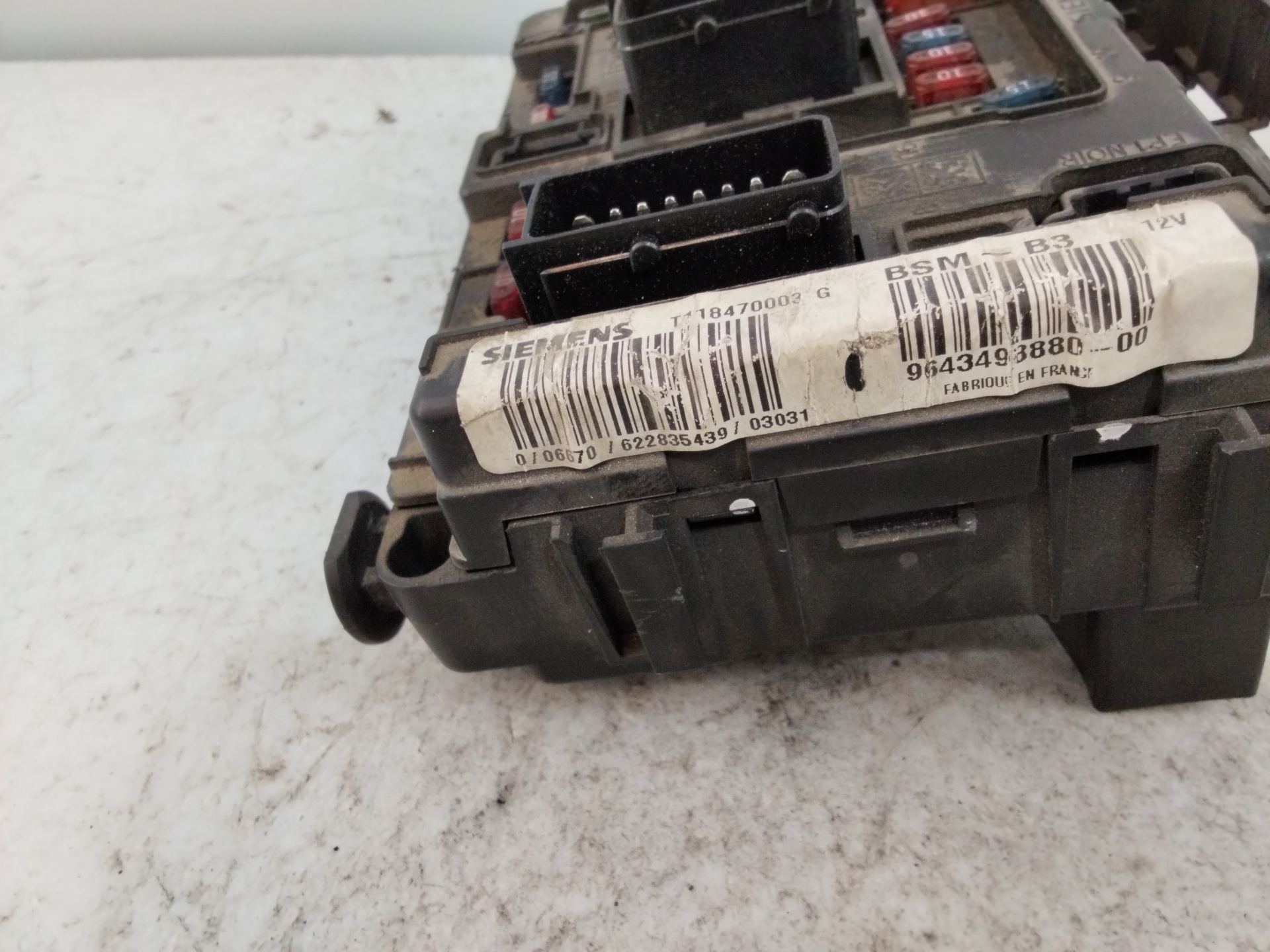 Fuse relay box 964349888000 de Citroen Xsara picasso (n68) 1999-2011 - pieza usada
