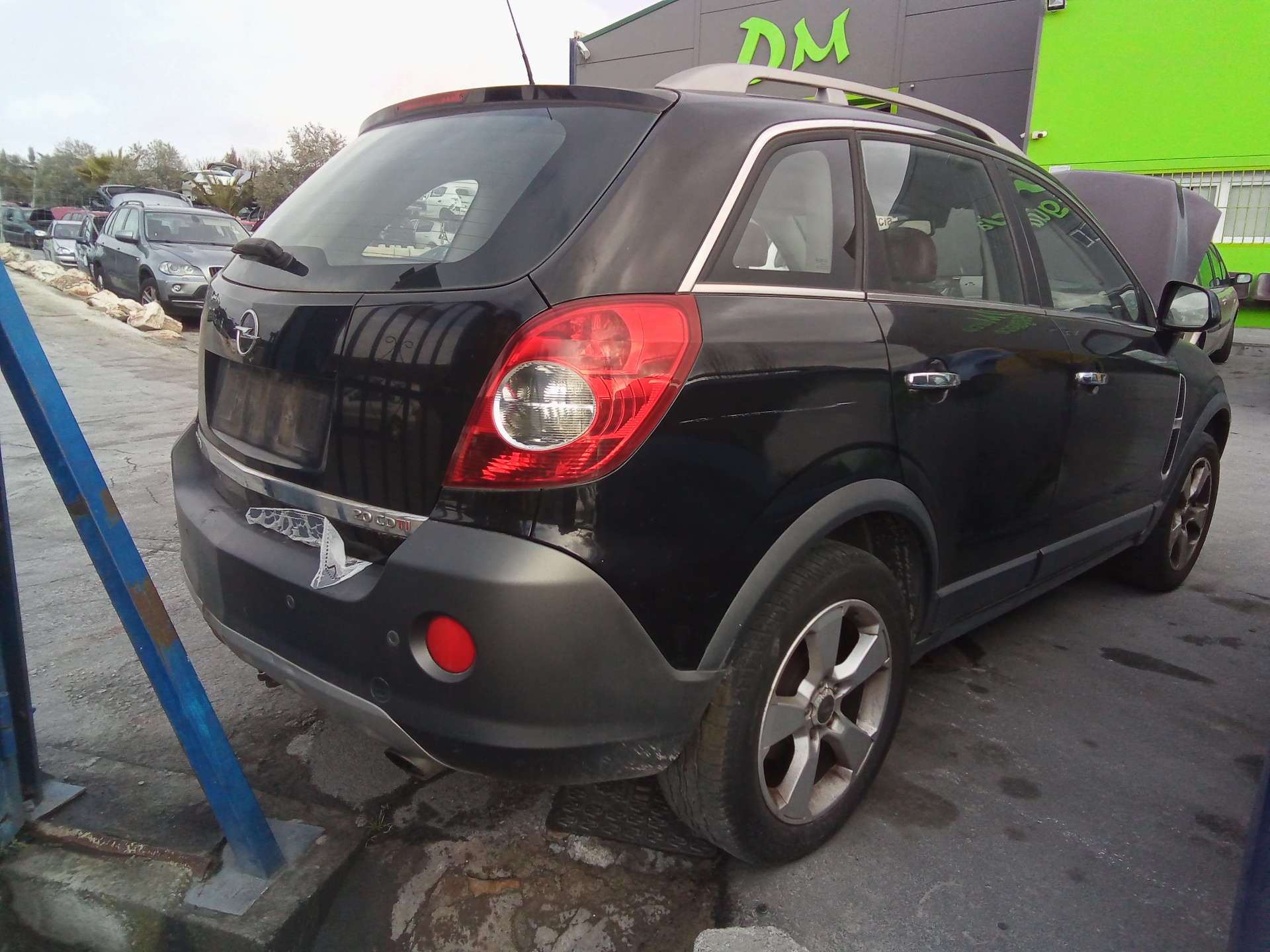 OPEL Antara 1 generation (2006-2015) Aizmugurējo labo durvju logu pacēlājs 96672885 21805752