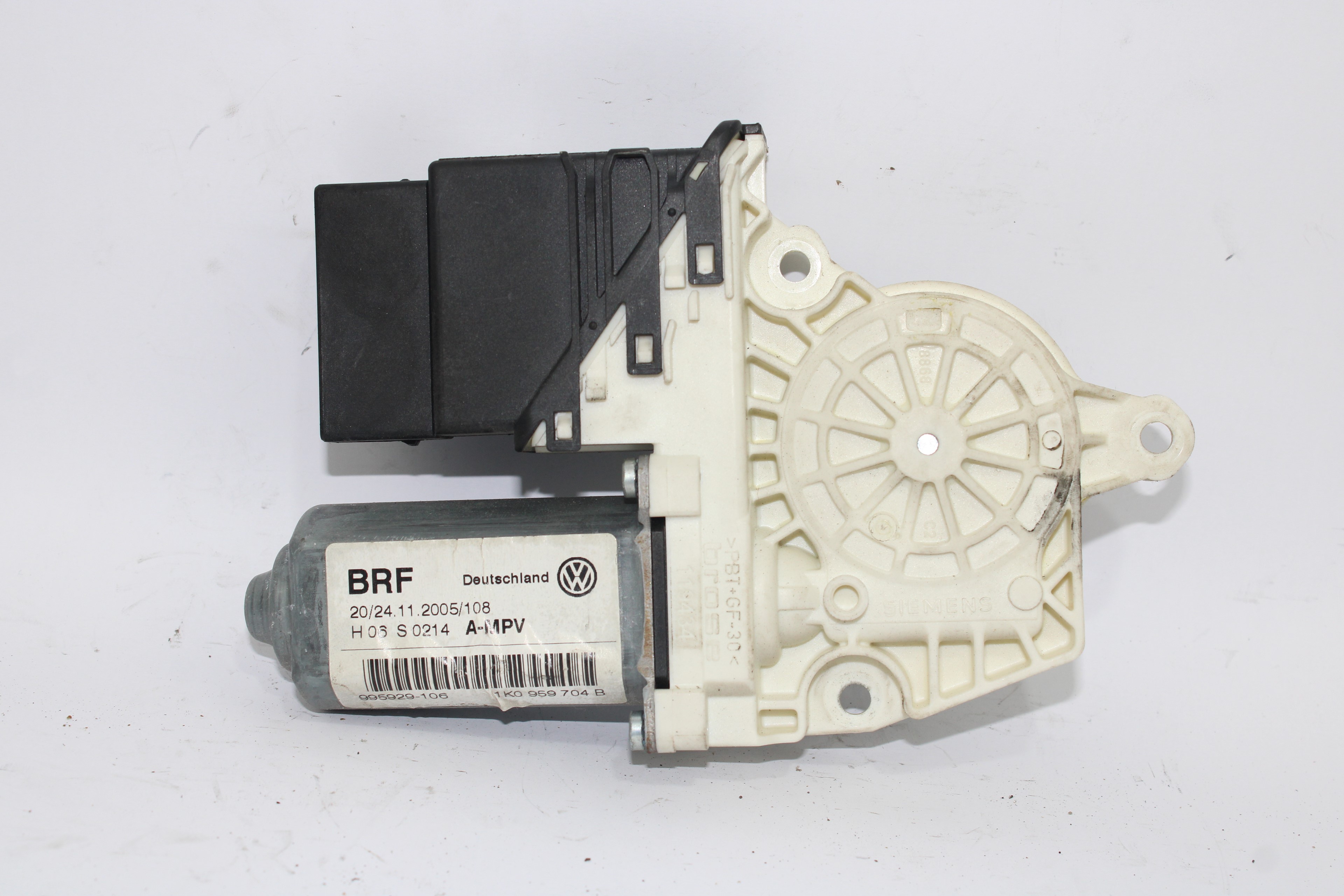 VOLKSWAGEN Touran 1 generation (2003-2015) Rear Right Door Window Control Motor 1K0959704B,995929106 19353751