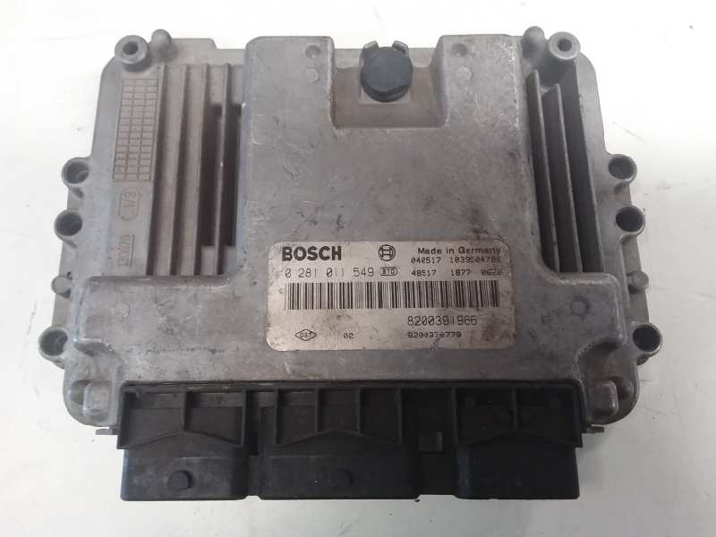 RENAULT Megane 2 generation (2002-2012) Engine Control Unit ECU 8200391966, 0281011549 19168282