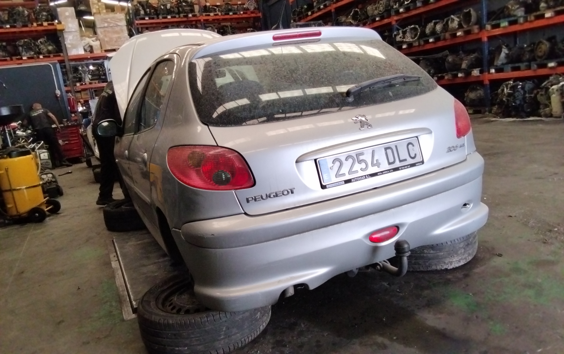 RENAULT 206 1 generation (1998-2009) Ľavé predné svetlomety 9628666880 25332676