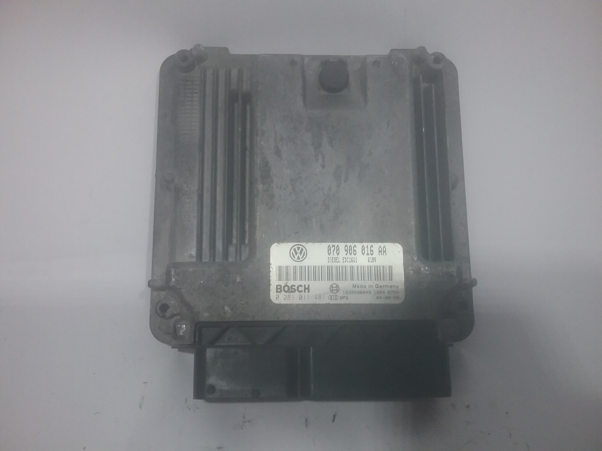 VOLKSWAGEN Touareg 1 generation (2002-2010) Блок керування двигуном ECU 070906016AA 19309607