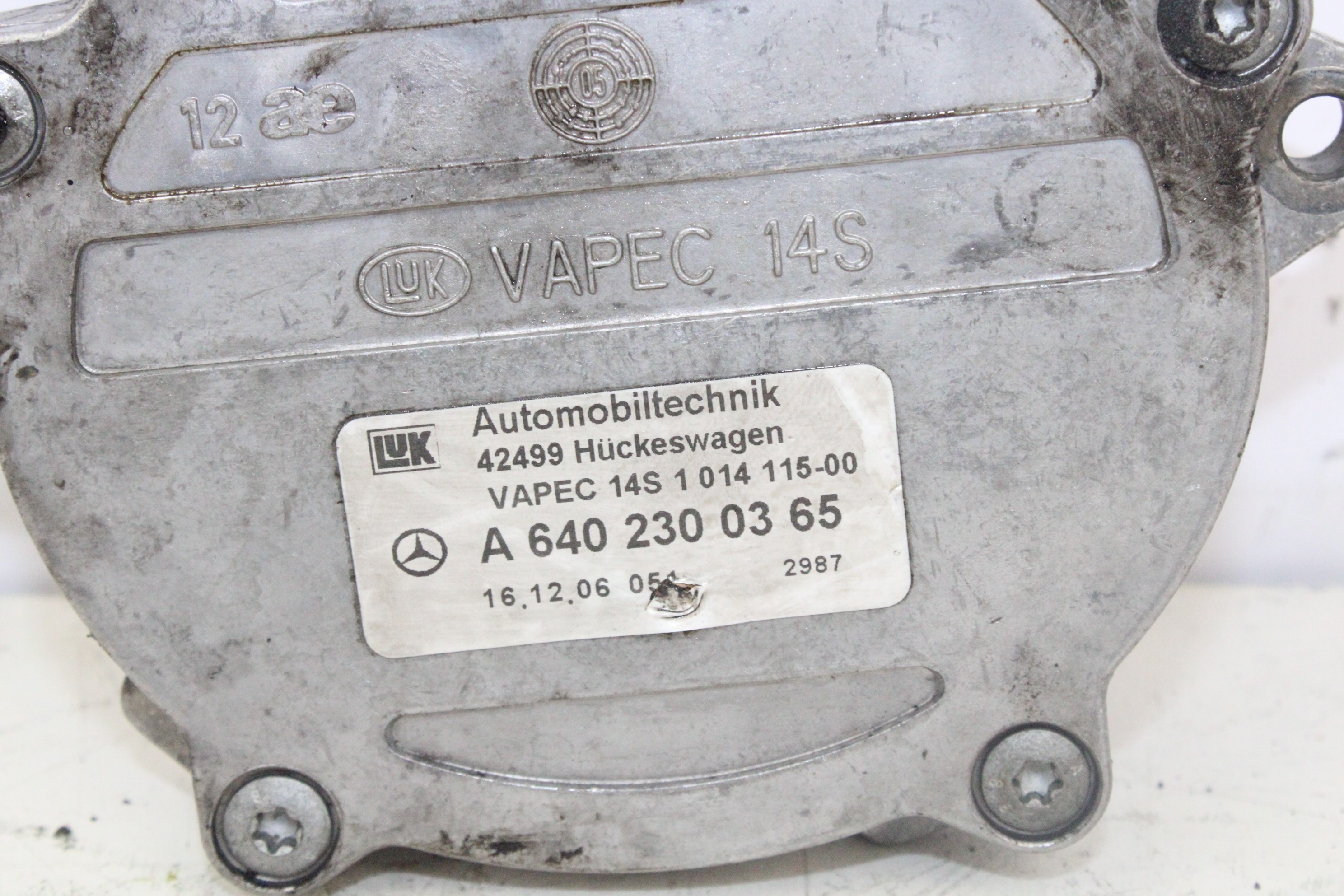 MERCEDES-BENZ A-Class W169 (2004-2012) ΑΝΤΛΙΑ ΚΕΝΟΥ A6402300365 25163150