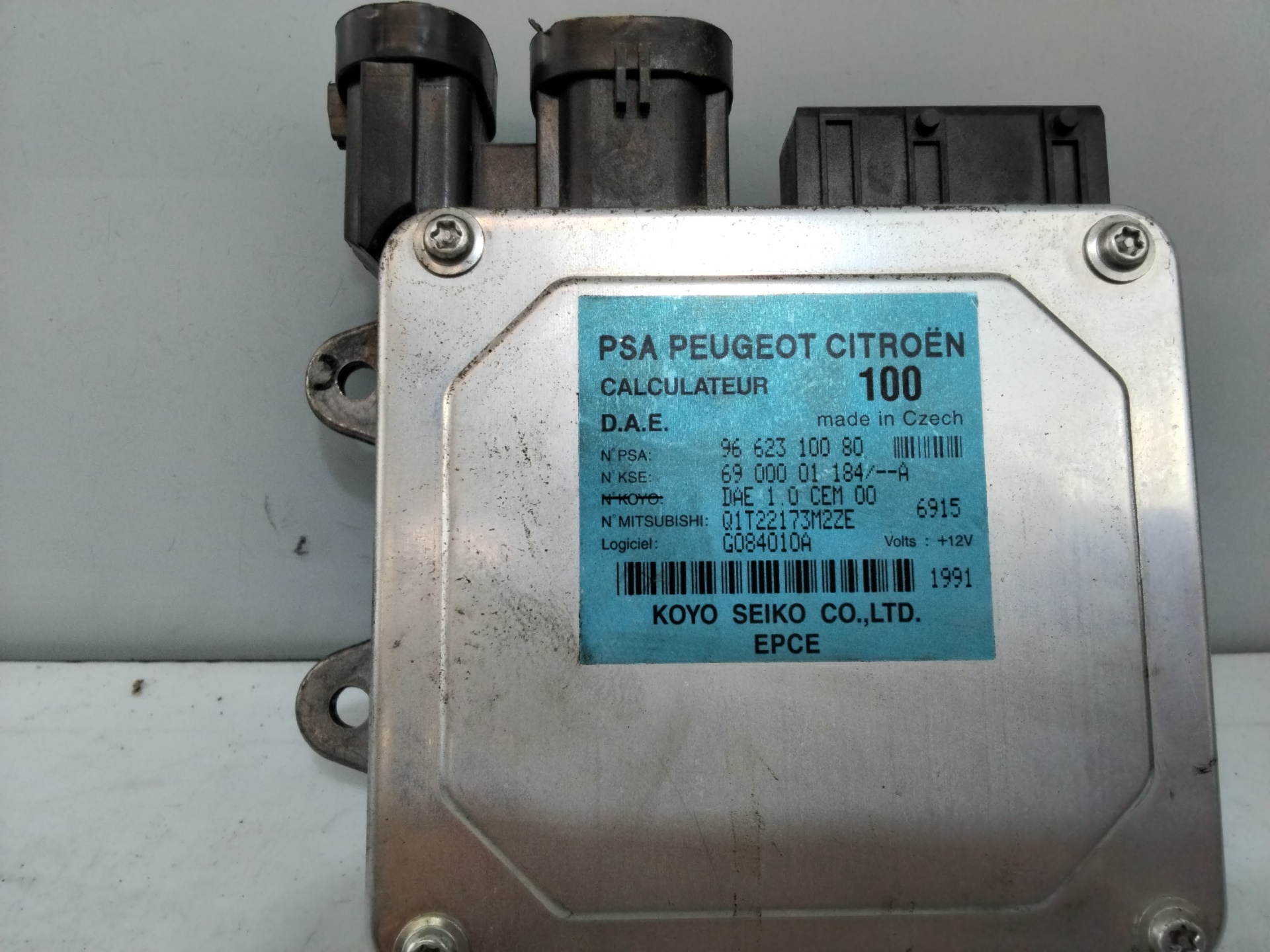 Centralita de dirección 9662310080 de Citroen C3 2002-2007 - pieza usada
