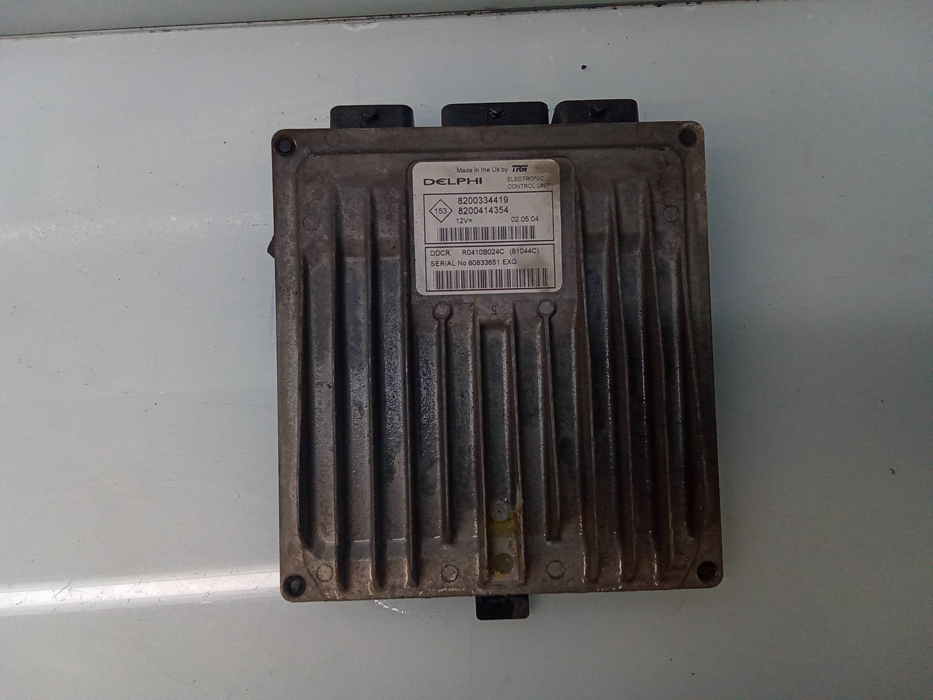 RENAULT Megane 2 generation (2002-2012) Блок керування двигуном ECU 8200334419 19277133