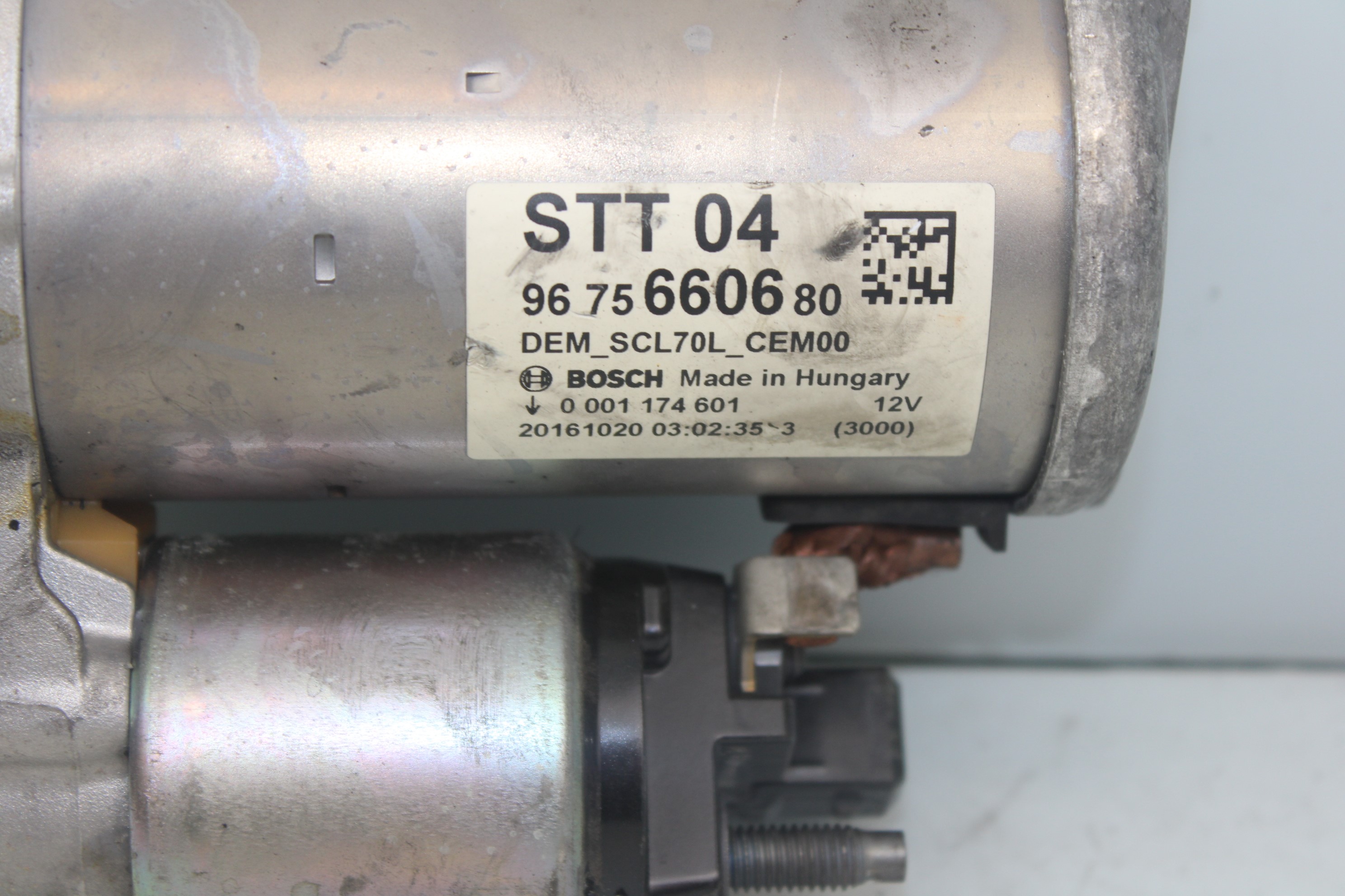 CITROËN C3 2 generation (2009-2016) Starter Motor 9675660680 25188833