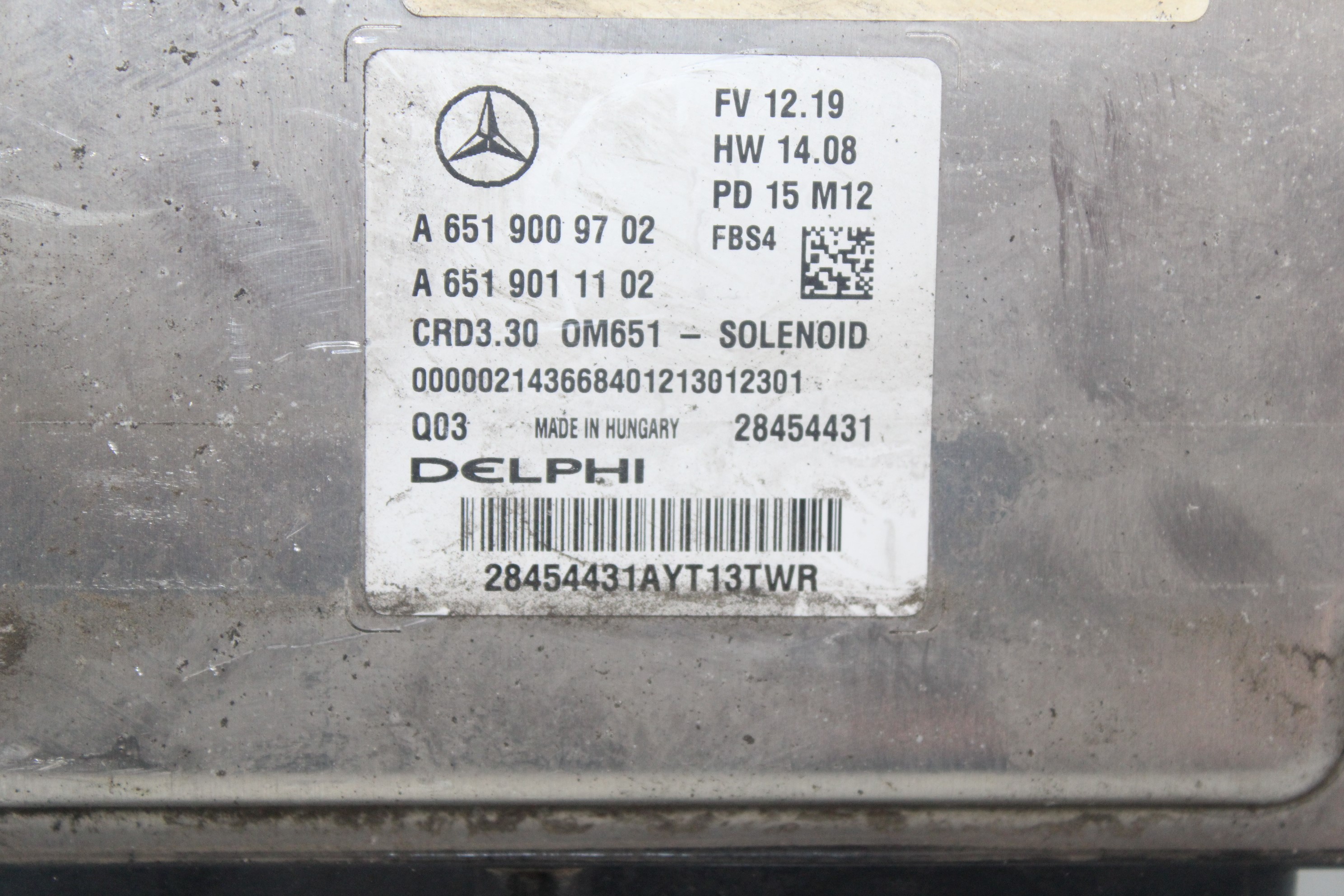 MERCEDES-BENZ A-Class W176 (2012-2018) Motorkontrolenhed ECU A6519009702 23799691