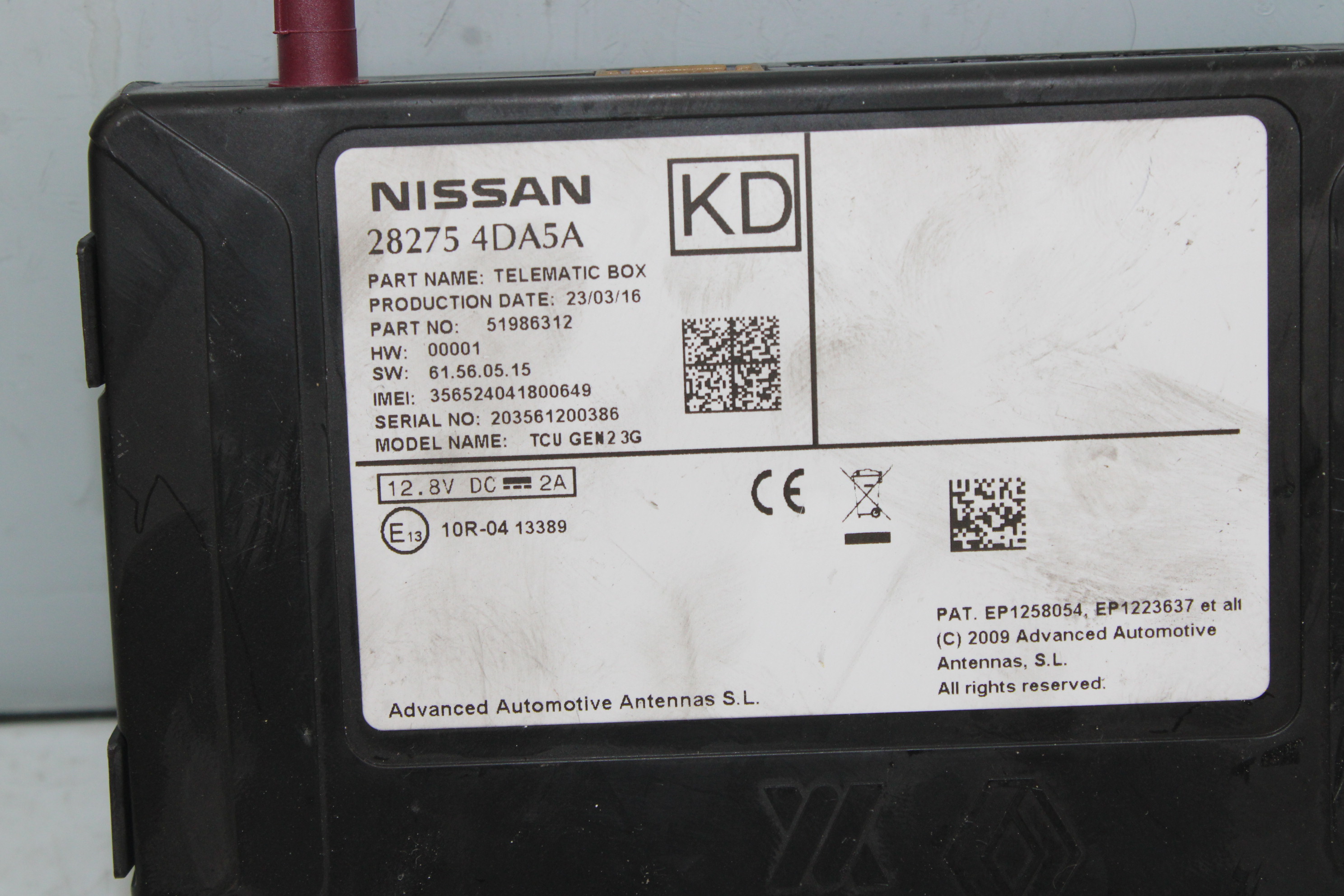NISSAN Leaf 1 generation (2010-2017) Kiti valdymo blokai 282754DA5A 25101658