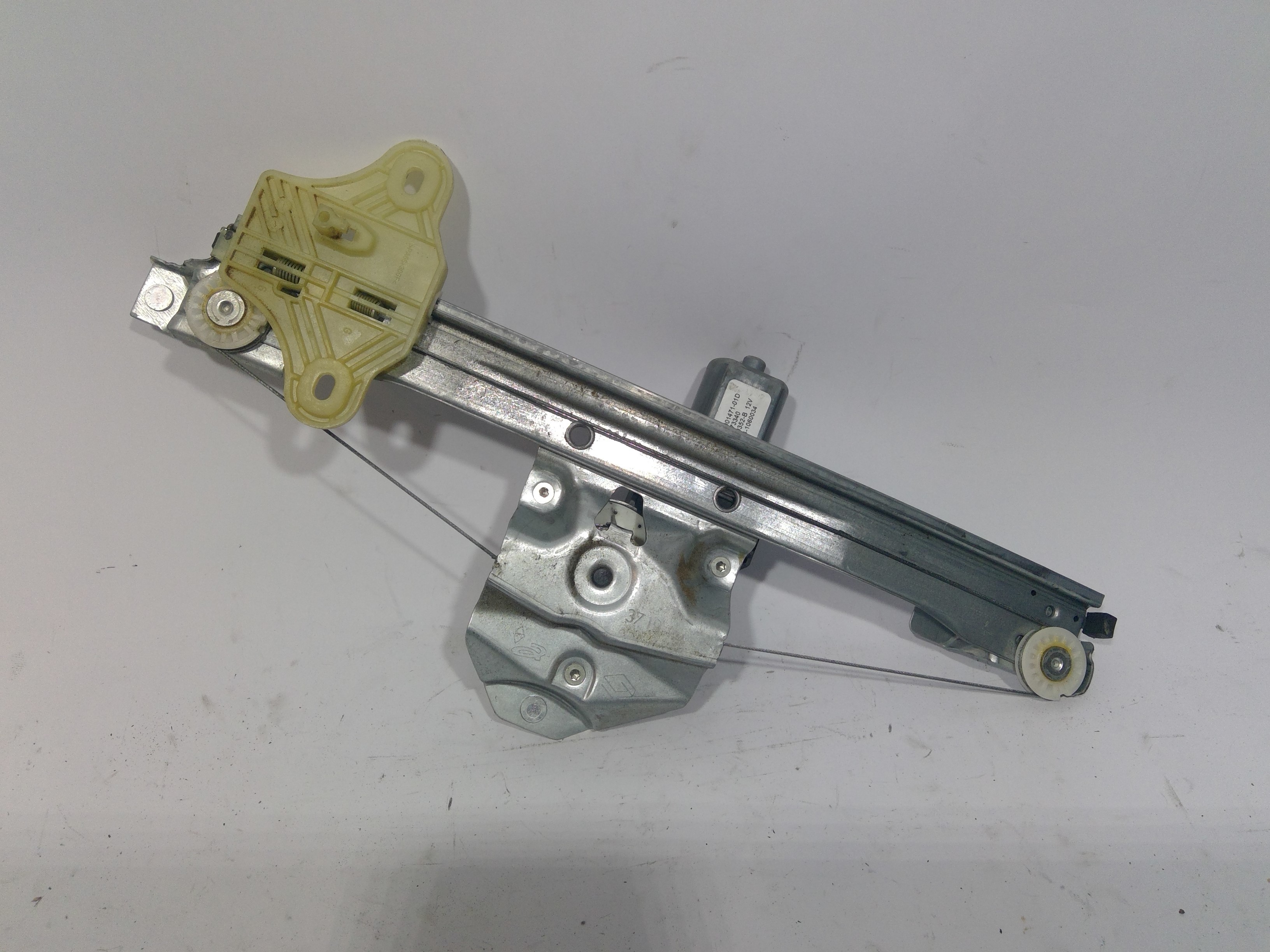 RENAULT Clio 3 generation (2005-2012) Rear Right Door Window Regulator 827009380R 19308230