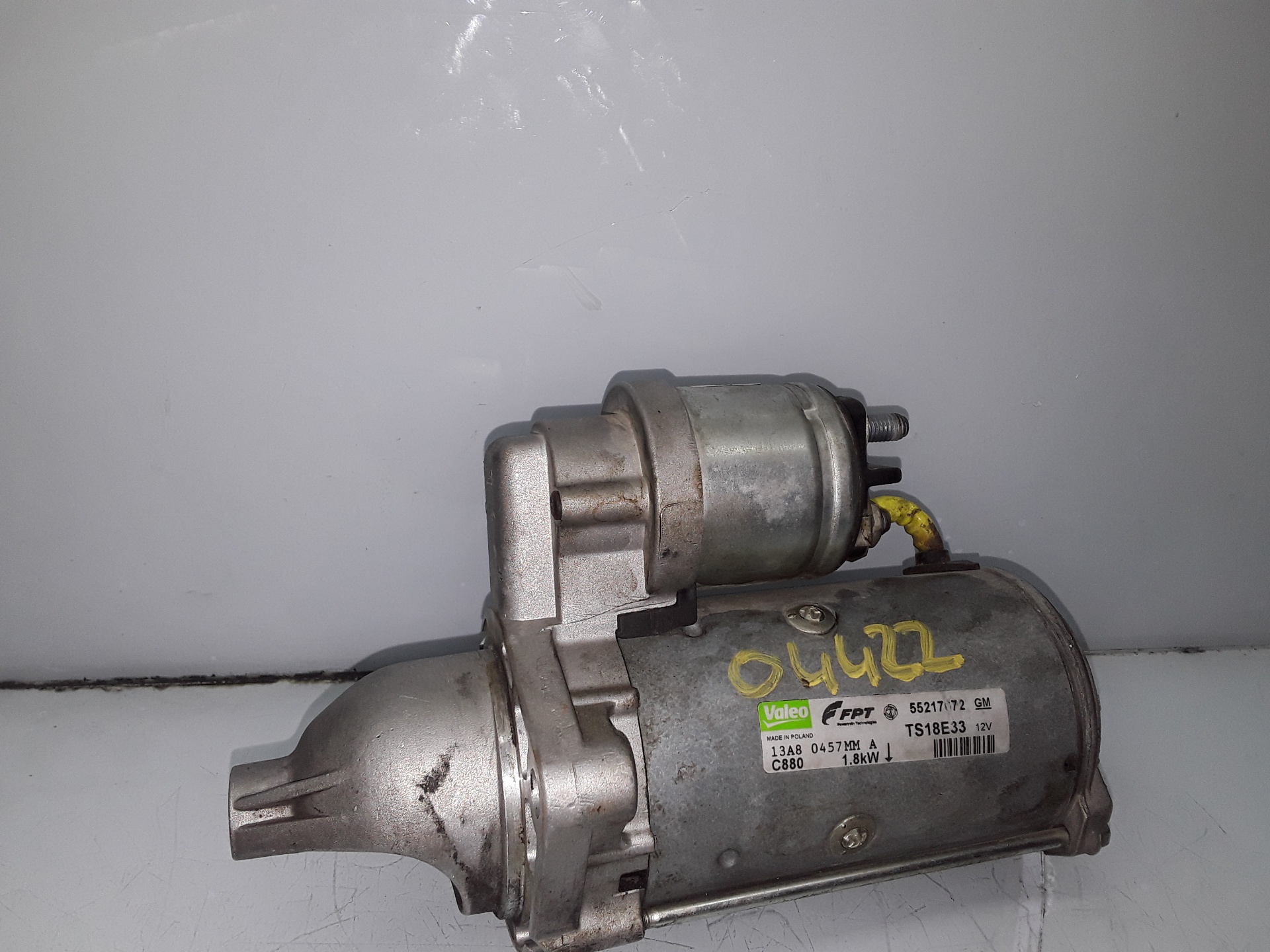 OPEL Corsa D (2006-2020) Starter Motor 55217672 23652507