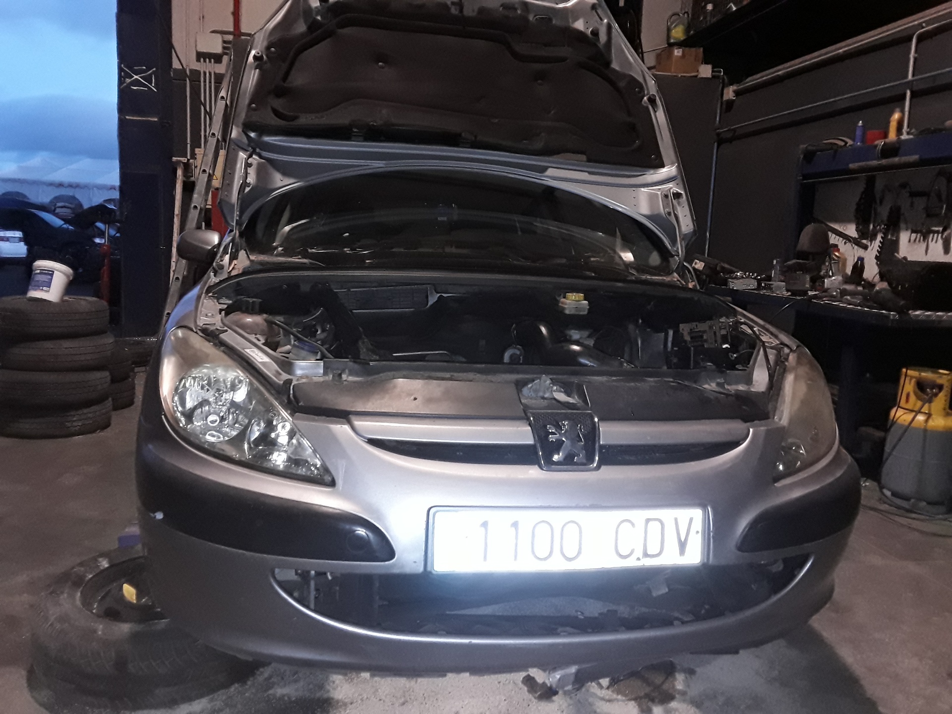 PEUGEOT 307 1 generation (2001-2008) Interkūlerio radiatorius 96366353802 21757340