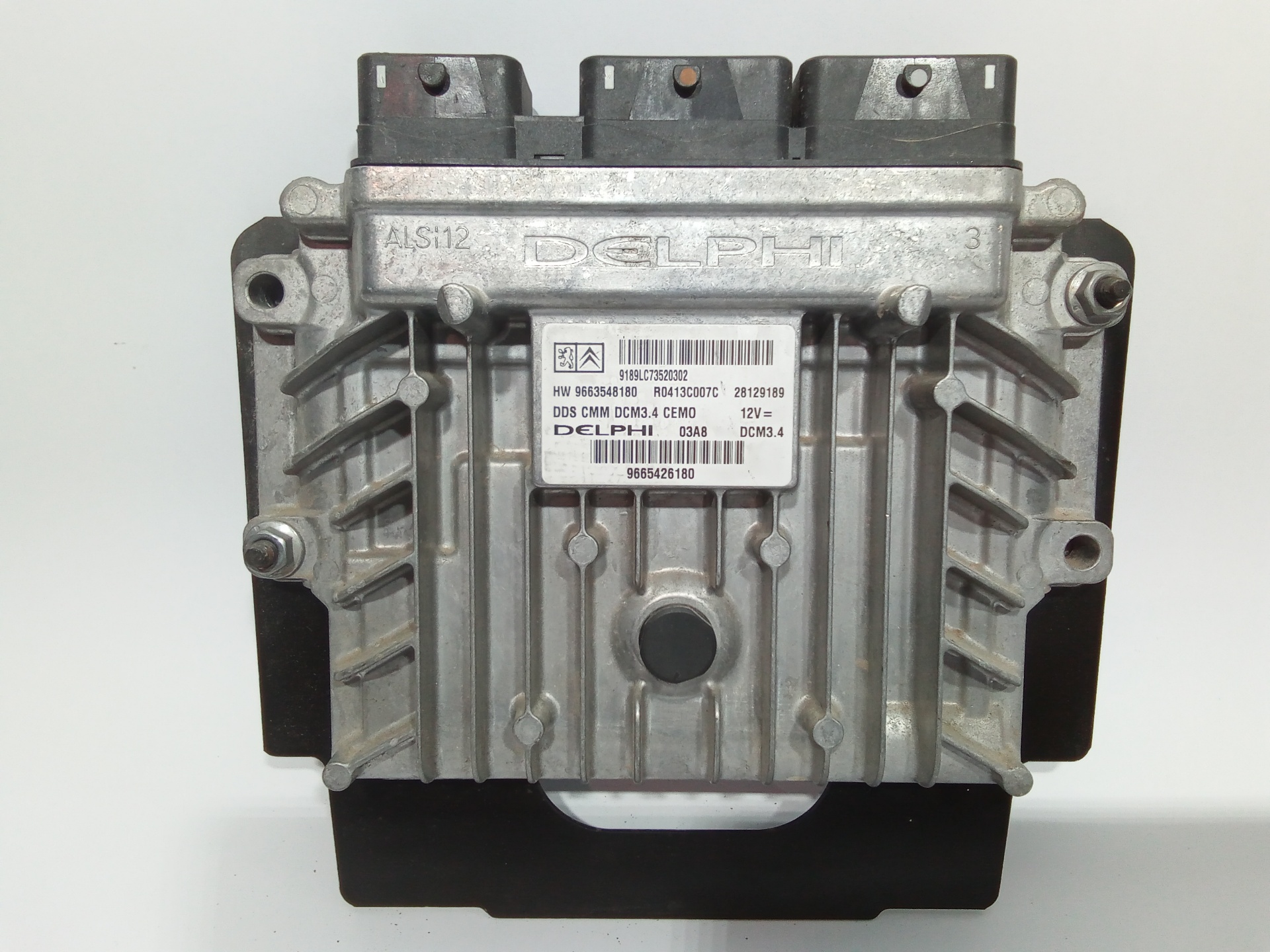 PEUGEOT 407 1 generation (2004-2010) Блок керування двигуном ECU 9663548180,28129189 19302846