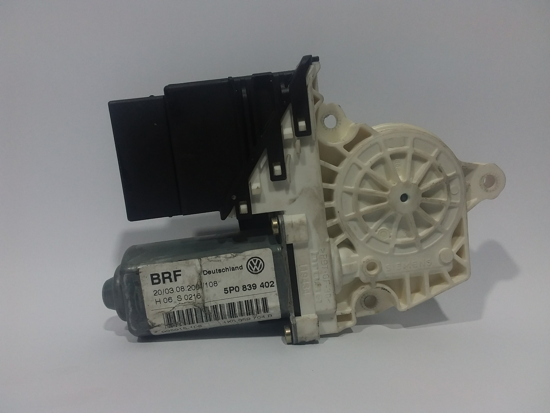 SEAT Toledo 3 generation (2004-2010) Motor de control geam ușă  dreapta spate 5P0839402 19291689