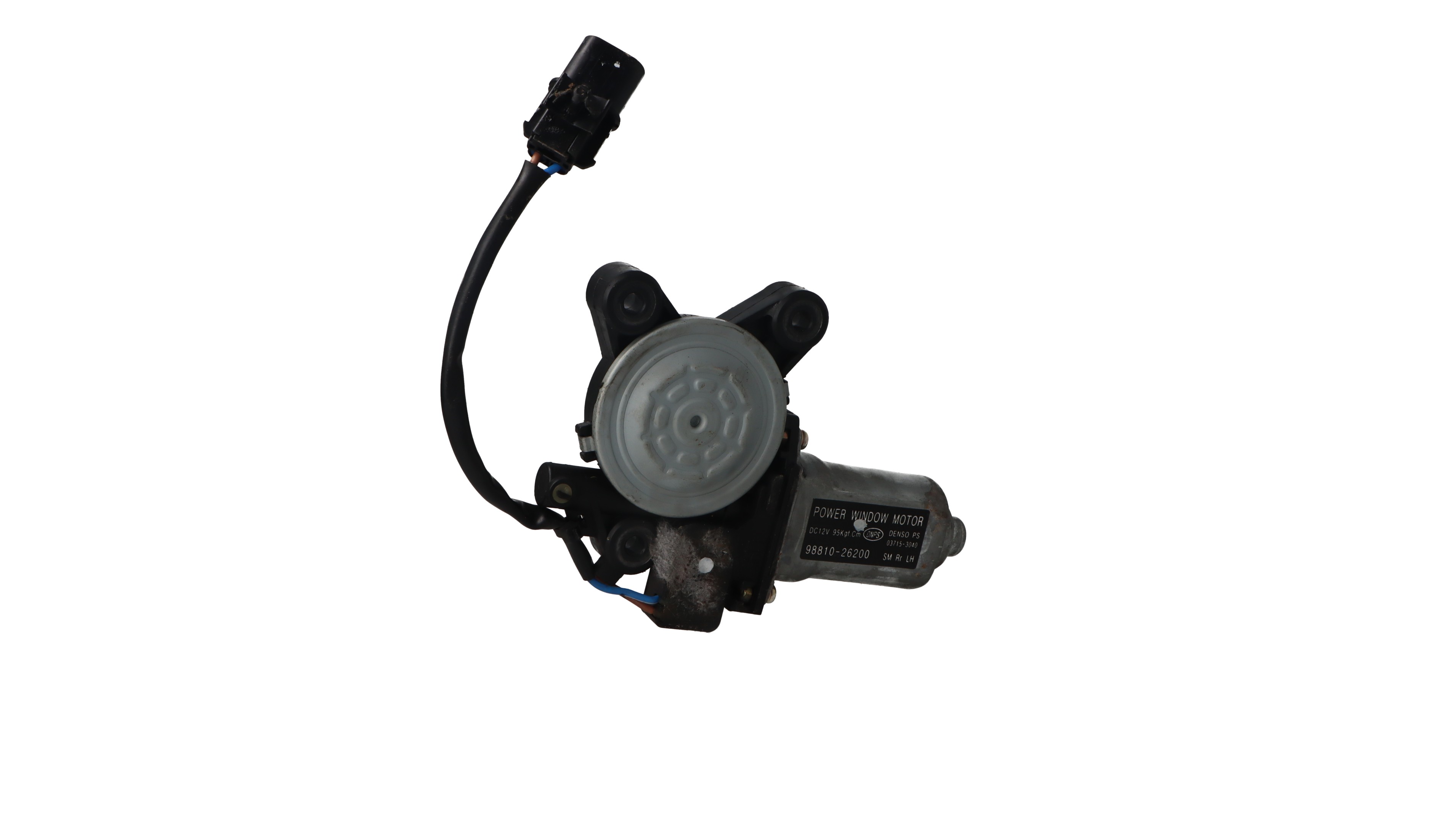 Motor elevalunas trasero izquierdo D4EA 9881026200 de Hyundai Santa fé i (sm) 2001-2006 - pieza usada