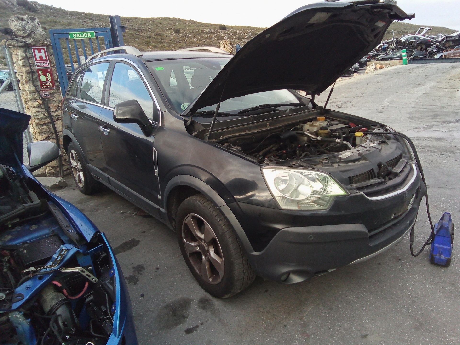 OPEL Antara 1 generation (2006-2015) Aizmugurējo labo durvju logu pacēlājs 96672885 21805752