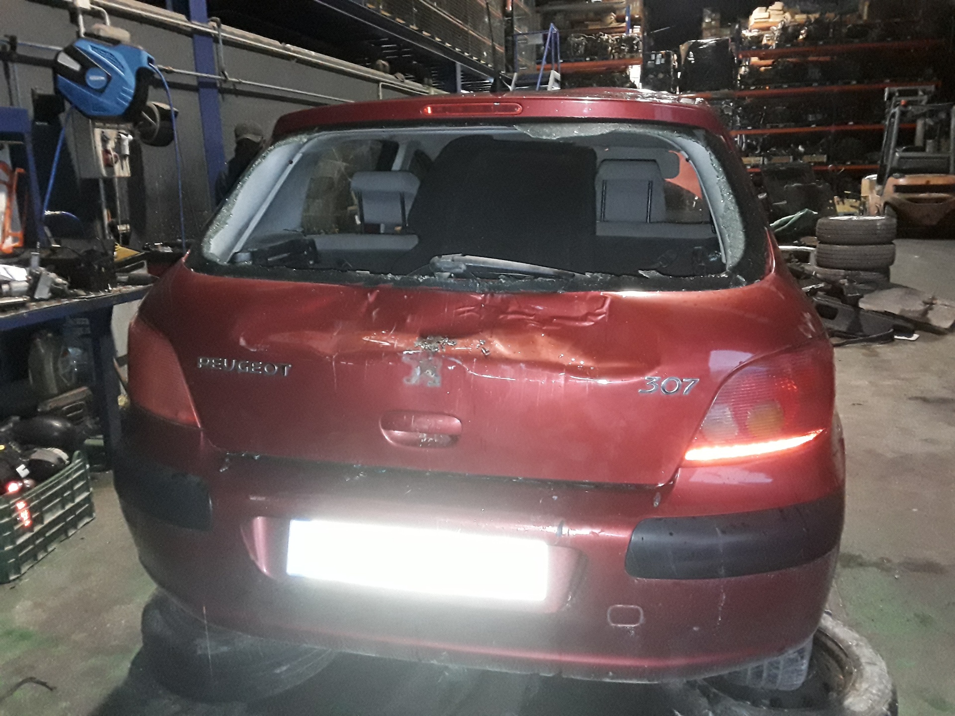 PEUGEOT 307 1 generation (2001-2008) Блок управления двигателем 9647480580 23788726