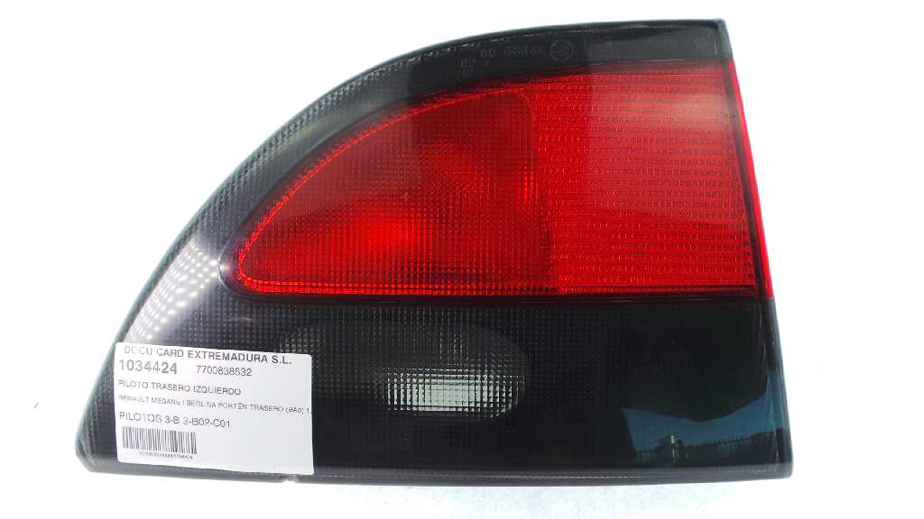 SAAB 93 1 generation (1956-1960) Rear Left Taillight 7700838532,7700838532 26070079