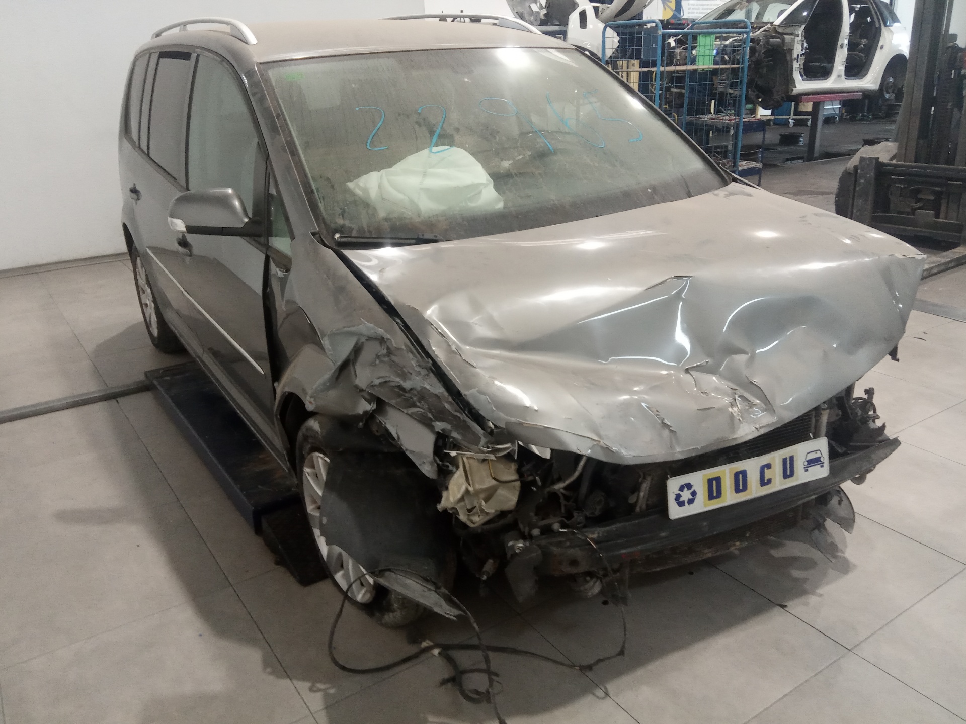 VOLKSWAGEN Touran 1 generation (2003-2015) Bagklap vinduesviskermotor 1T0955711C 26406611