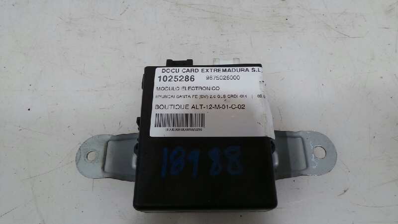 HYUNDAI Santa Fe SM (2000-2013) Other Control Units 9875026000,9875026000 18959683