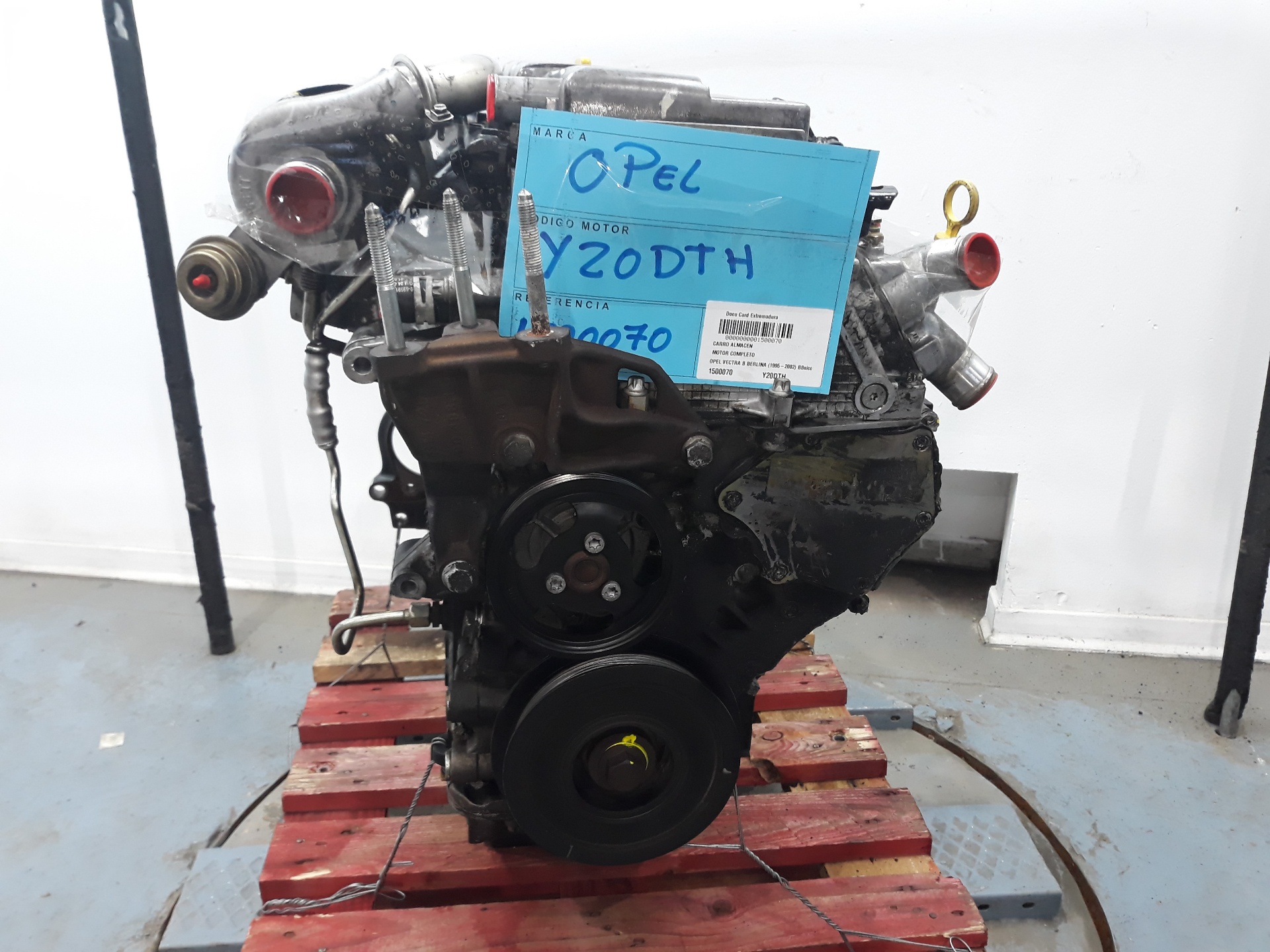 HONDA Vectra B (1995-1999) Engine Y20DTH, Y20DTH 19145197