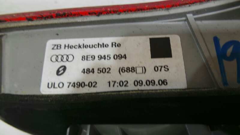 AUDI A4 B7/8E (2004-2008) Oikea takavalo 8E9945094,8E9945094 19002107