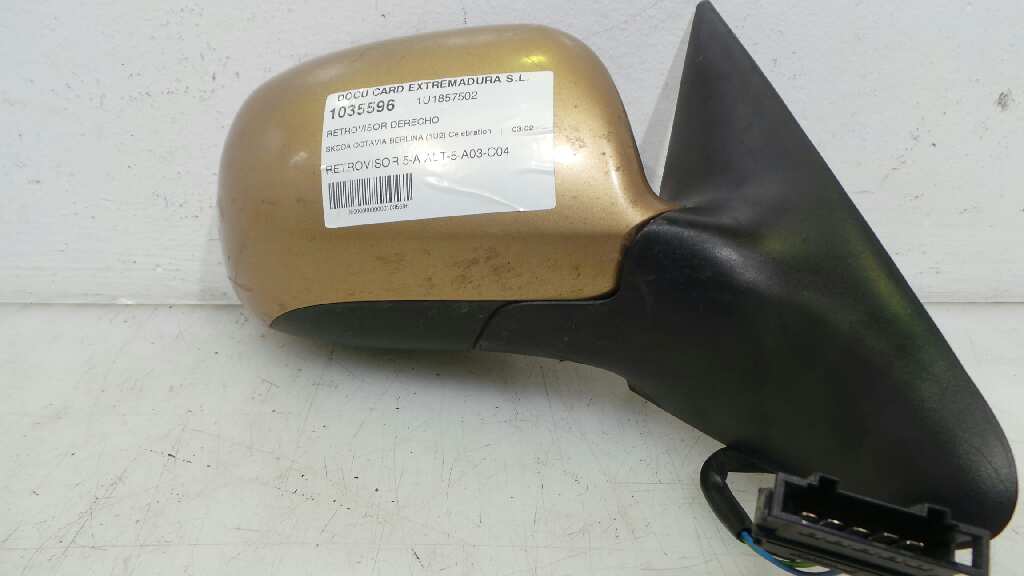 SKODA Octavia 1 generation (1996-2010) Right Side Wing Mirror 1U1857502,1U1857502 18962872