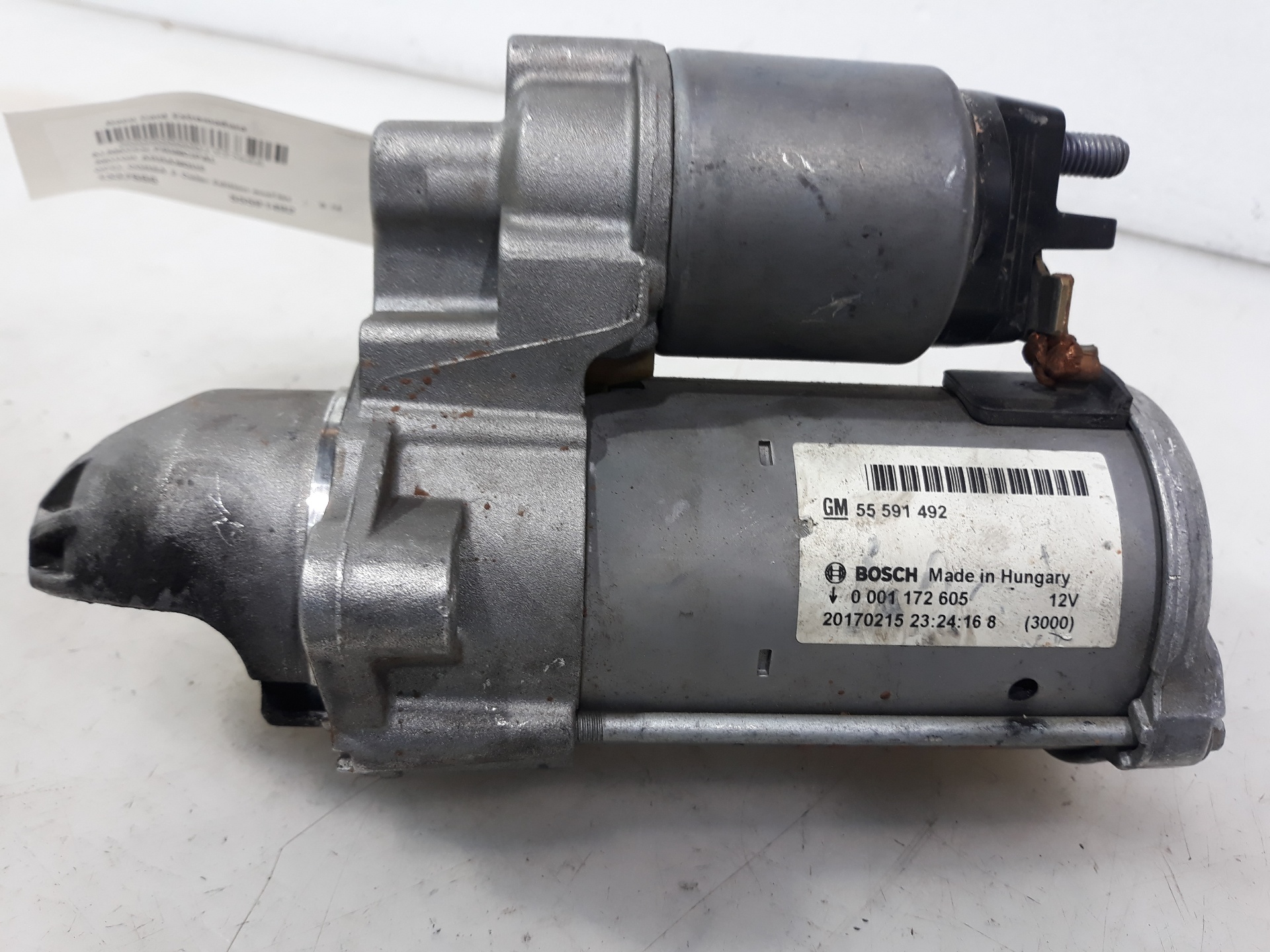 OPEL Corsa D (2006-2020) Starter Motor 55591492,55591492 19100256