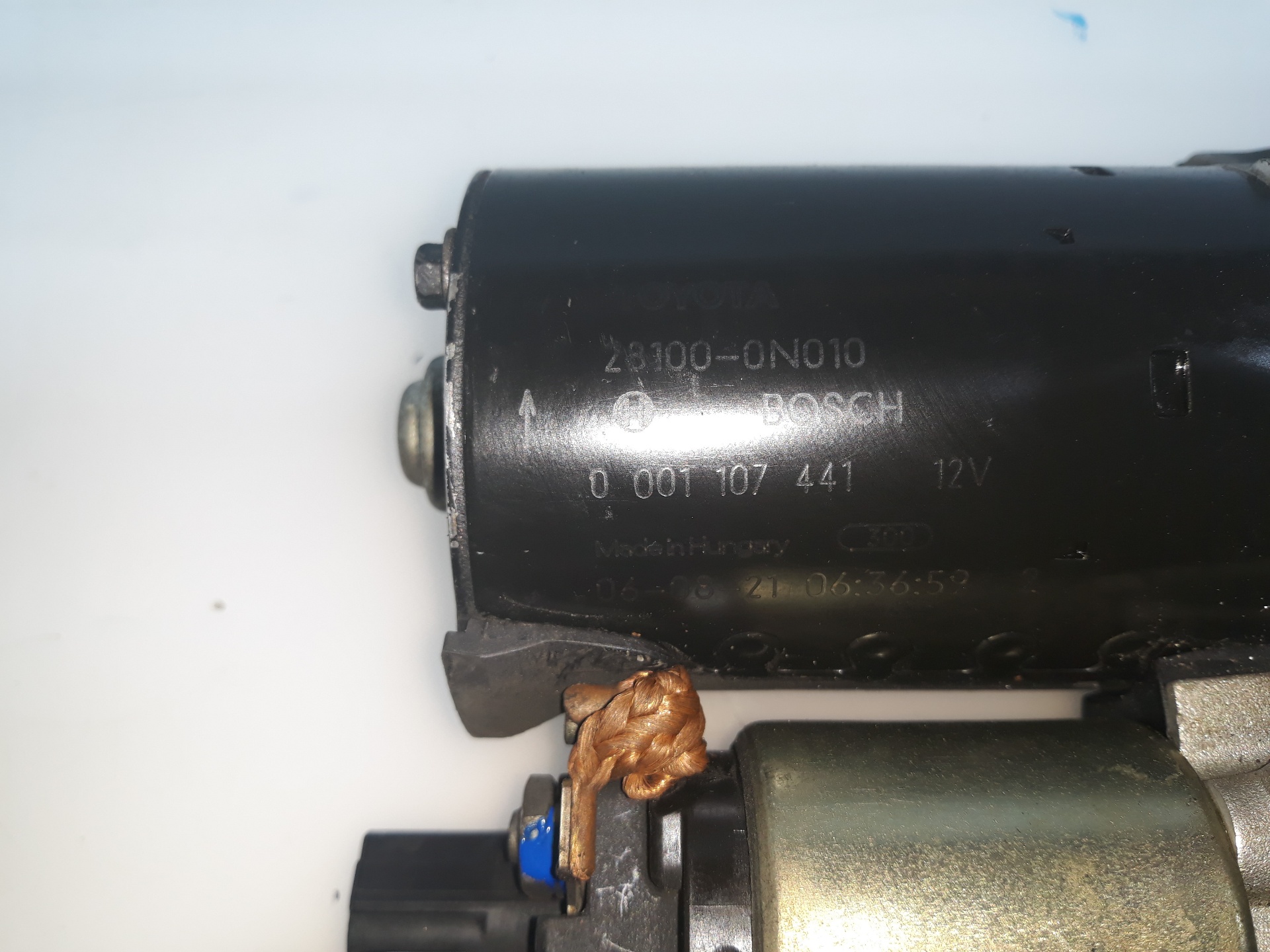 TOYOTA Yaris 2 generation (2005-2012) Starter Motor 281000N010, 281000N010 19106326