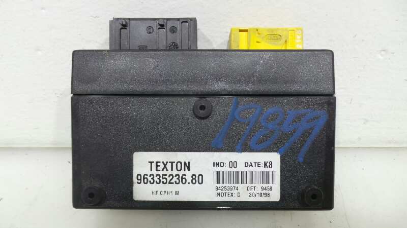 NISSAN Xsara 1 generation (1997-2004) Other Control Units 9633523680, 9633523680 19049821