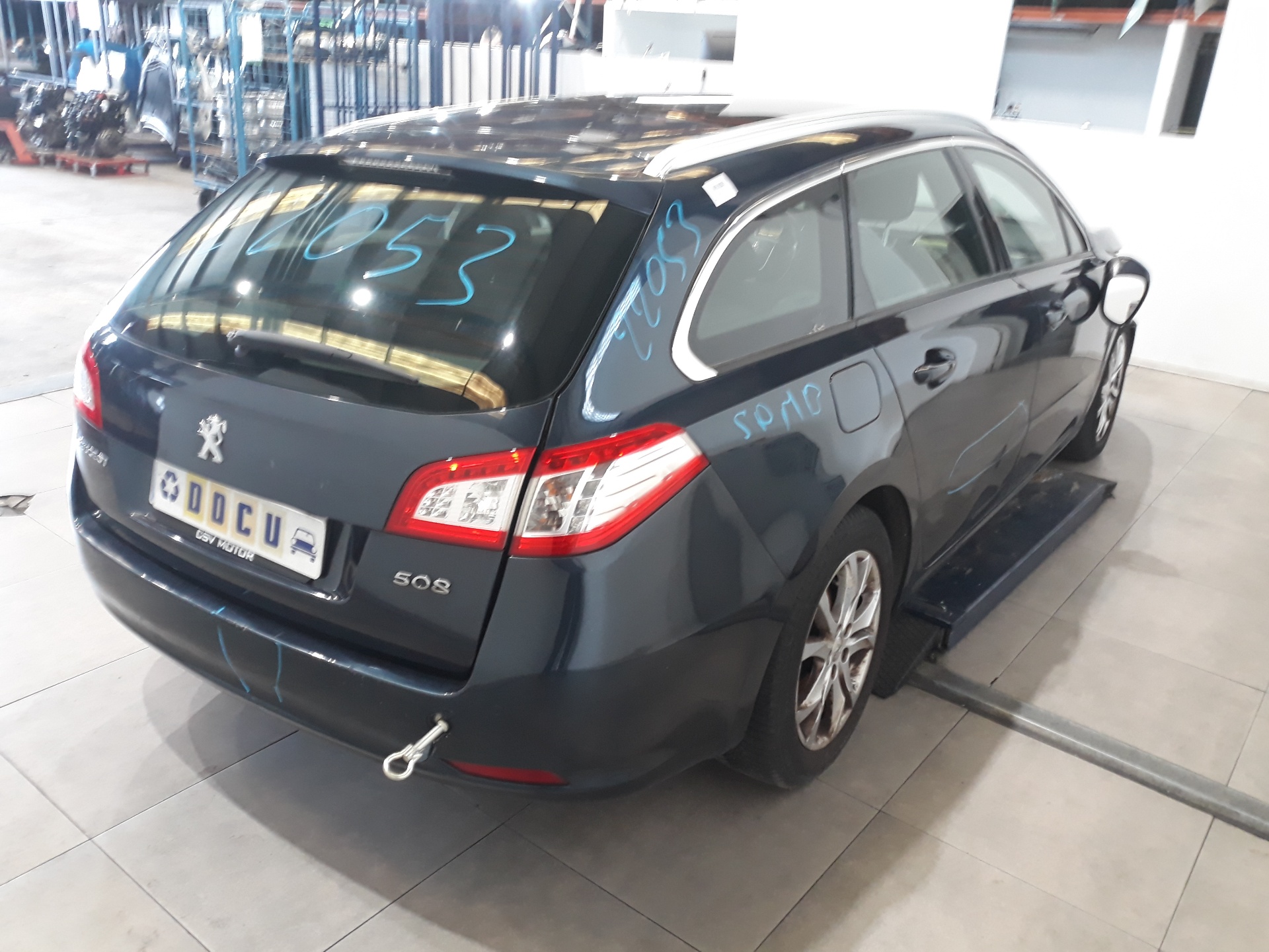 PEUGEOT 508 1 generation (2010-2020) Замок задней правой двери 9819263380 25349309