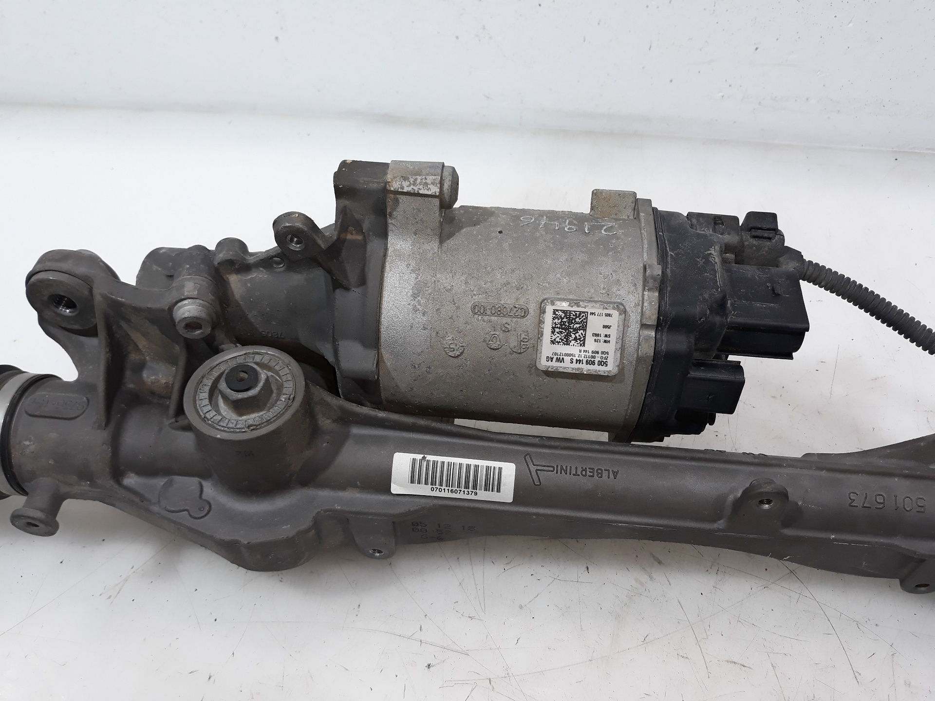 SEAT Leon 3 generation (2012-2020) Steering Rack 5Q0909144S,5Q0909144S 20596657