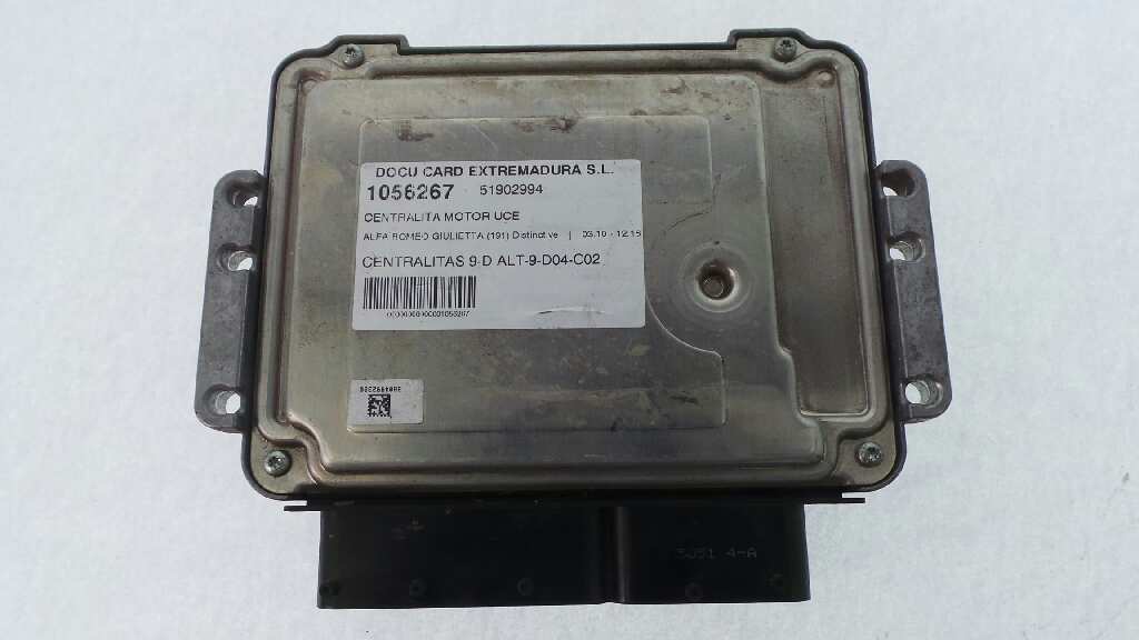 ALFA ROMEO Giulietta 940 (2010-2020) Engine Control Unit ECU 51902994, 51902994 18970468