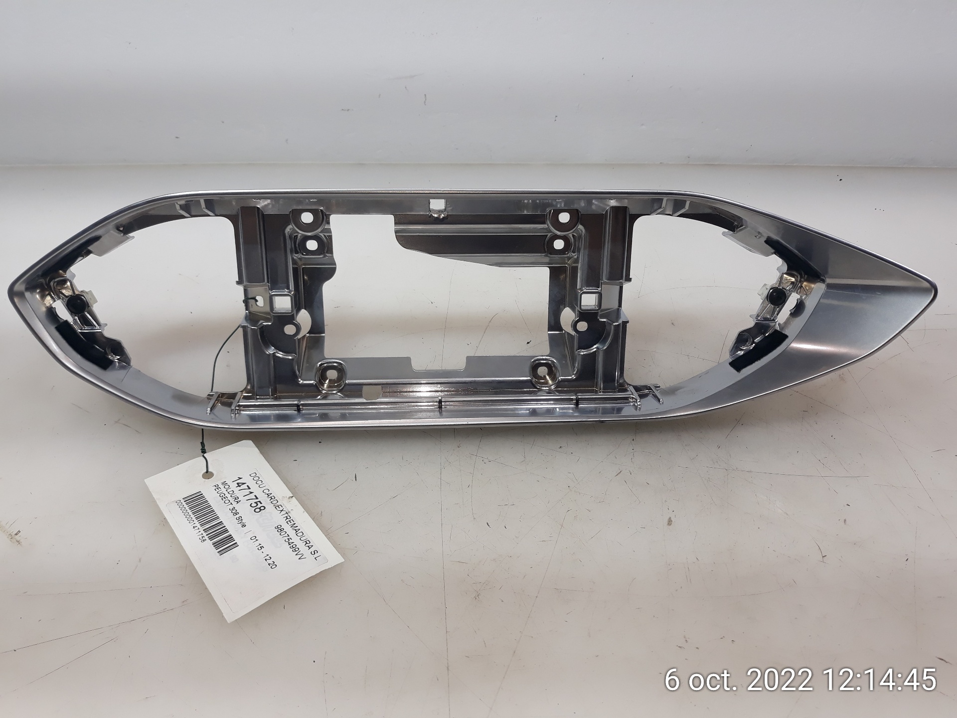 PEUGEOT 308 T9 (2013-2021) Other Trim Parts 98075499VV, 98075499VV 23251411