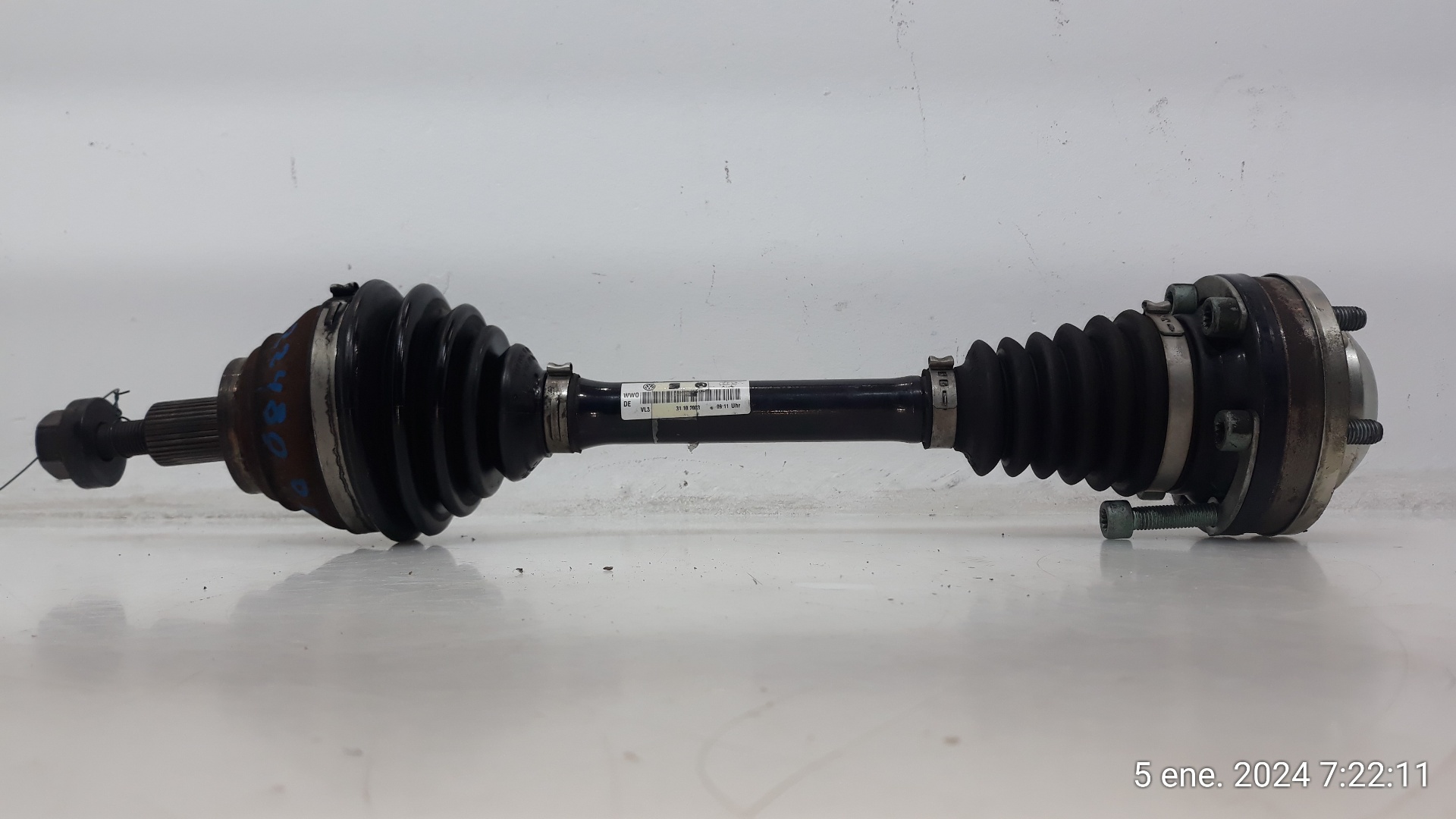 VOLKSWAGEN Golf 5 generation (2003-2009) Front Left Driveshaft 1K0407271BJ, 1K0407271BJ 22767042