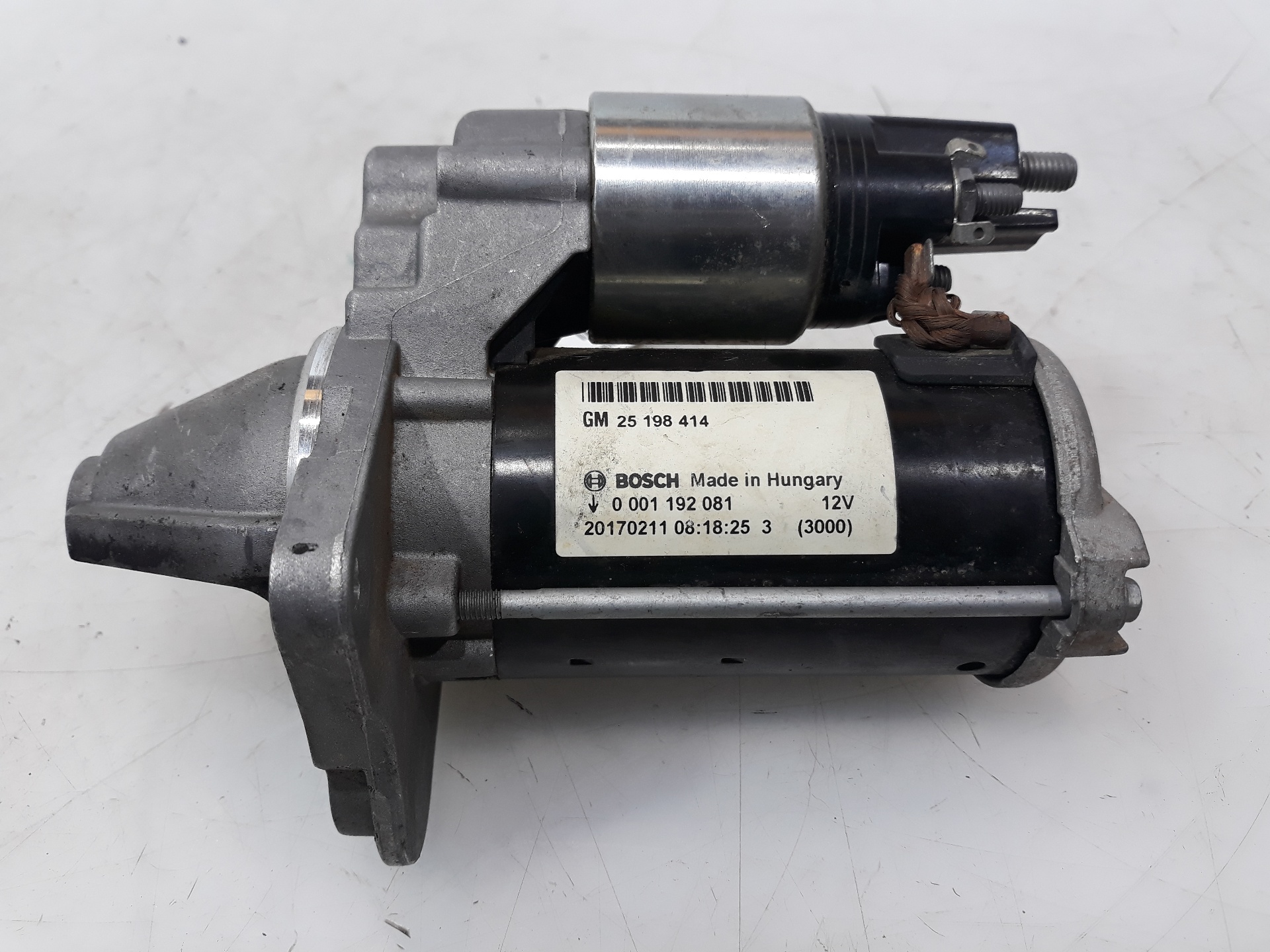 OPEL Corsa D (2006-2020) Starter Motor 25198414, 25198414 19153741