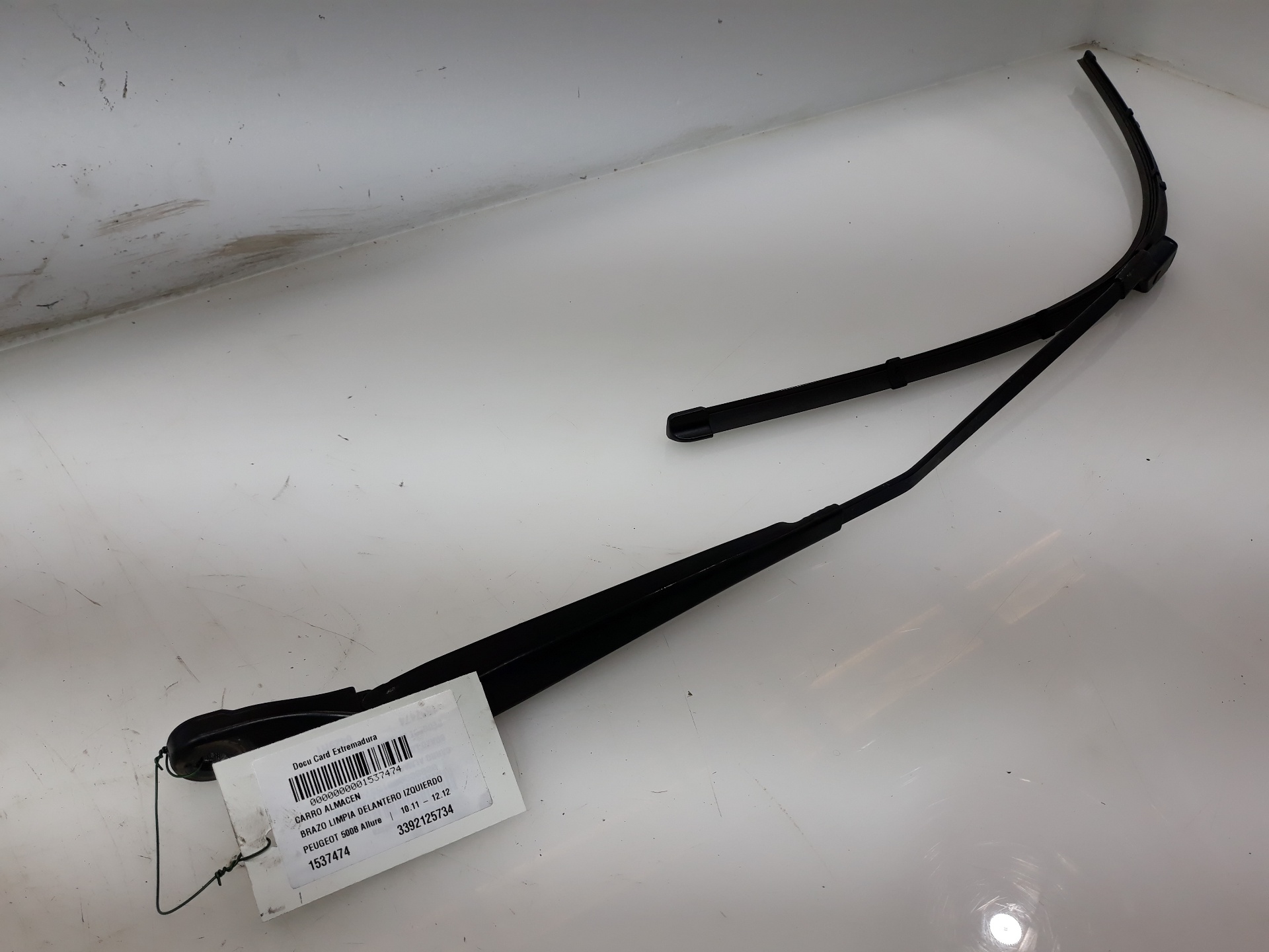 PEUGEOT 5008 1 generation (2009-2016) Front Wiper Arms 3392125734,6429HT 19421785