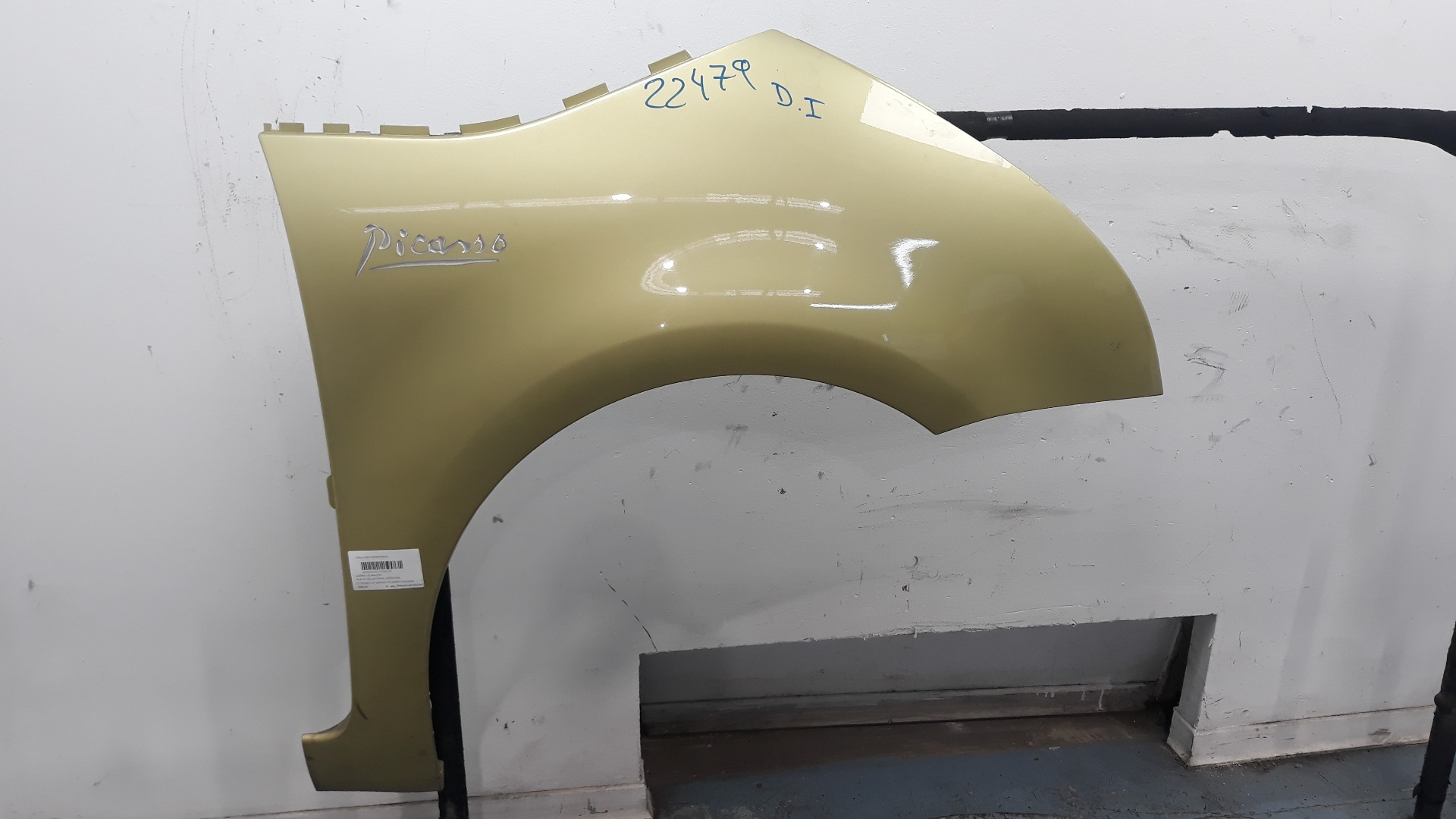 CITROËN C4 Picasso 1 generation (2006-2013) Front Right Fender 7841X2 25306859